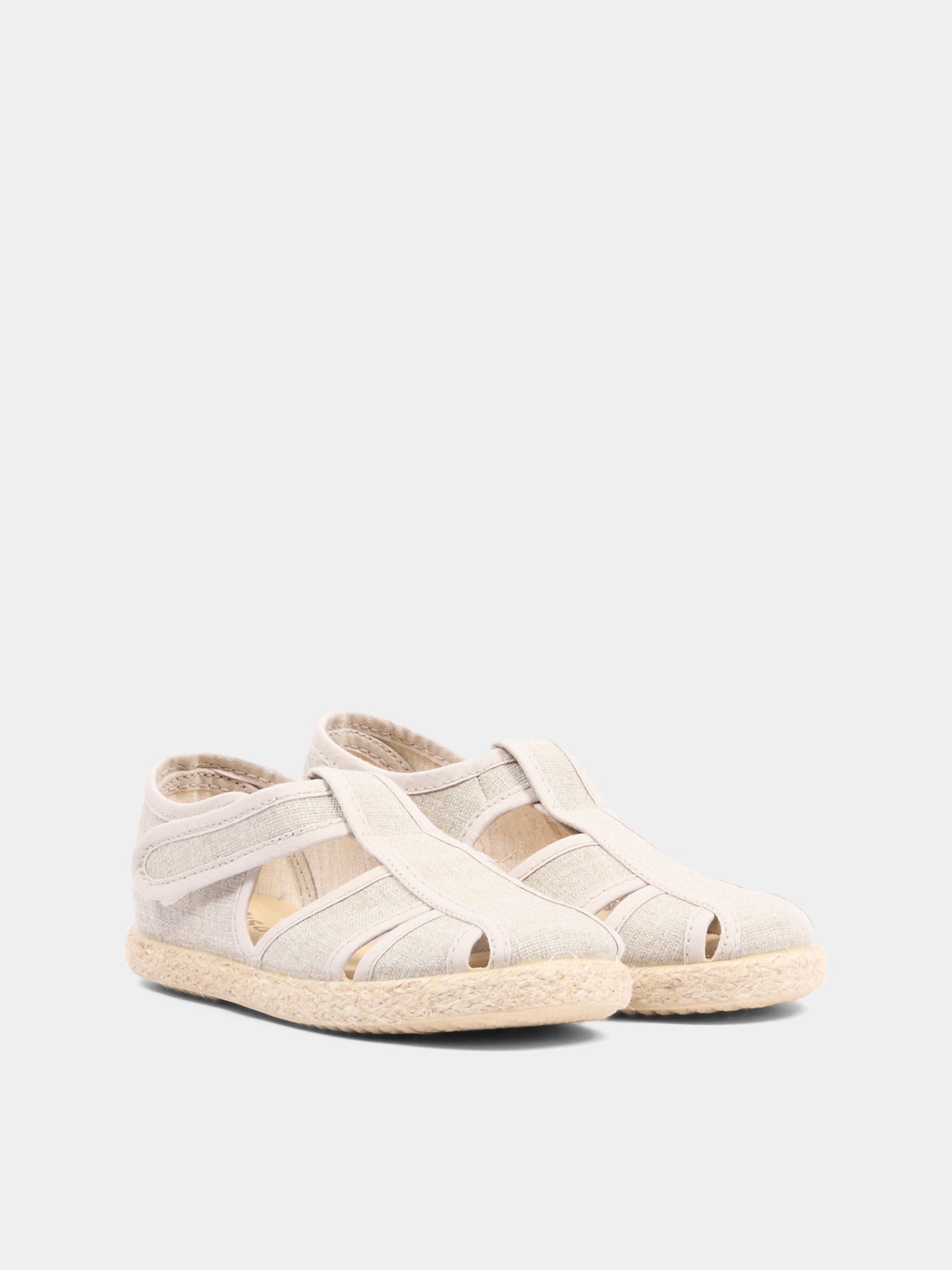Sandali beige per bambino,Pisamonas,0765 CRUDO