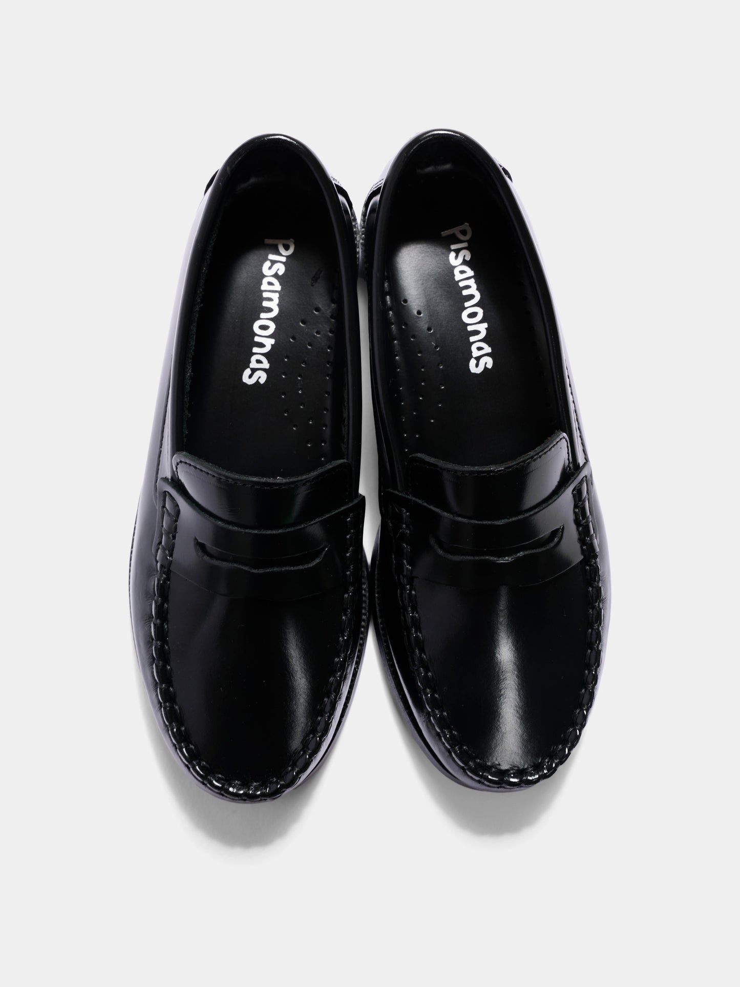 Mocassini neri per bambino,Pisamonas,1447 NEGRO