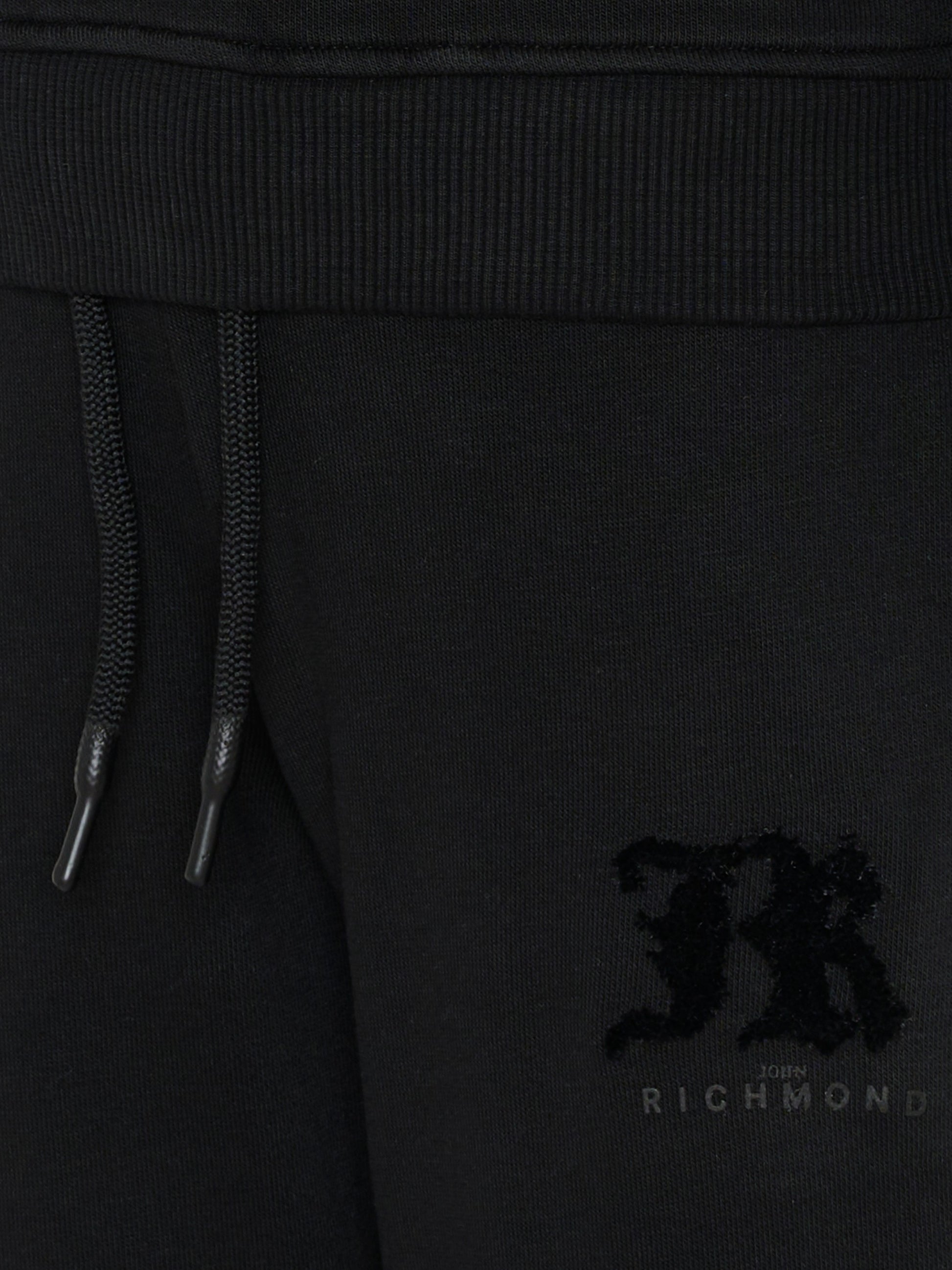 Completo nero per bambina con logo,Richmond,RGA25002CF BLACK