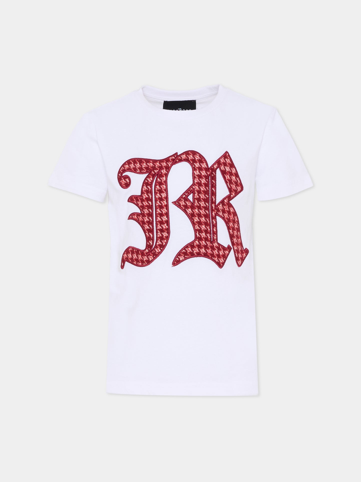 T-shirt bianca per bambina con logo,Richmond,RGA25078TS WHITE