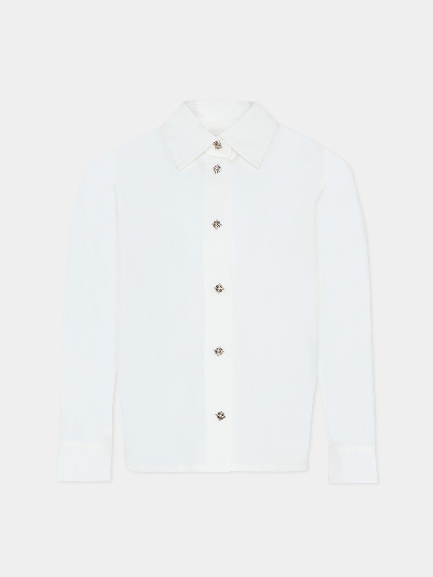 Camicia avorio per bambina,Richmond,RGA25234CA WHITE