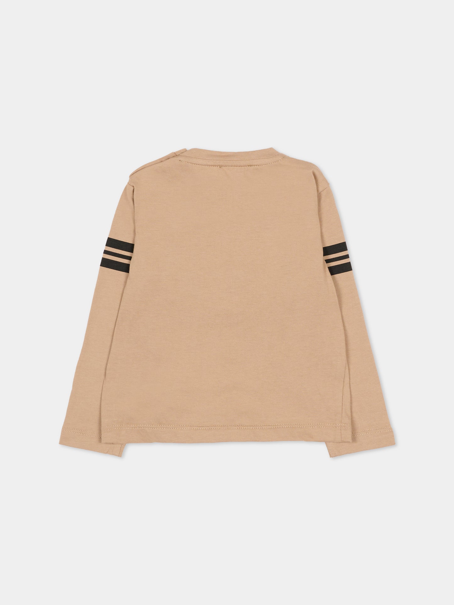 T-shirt beige per neonato con logo,Richmond,RIA25057TS TRENCH COAT