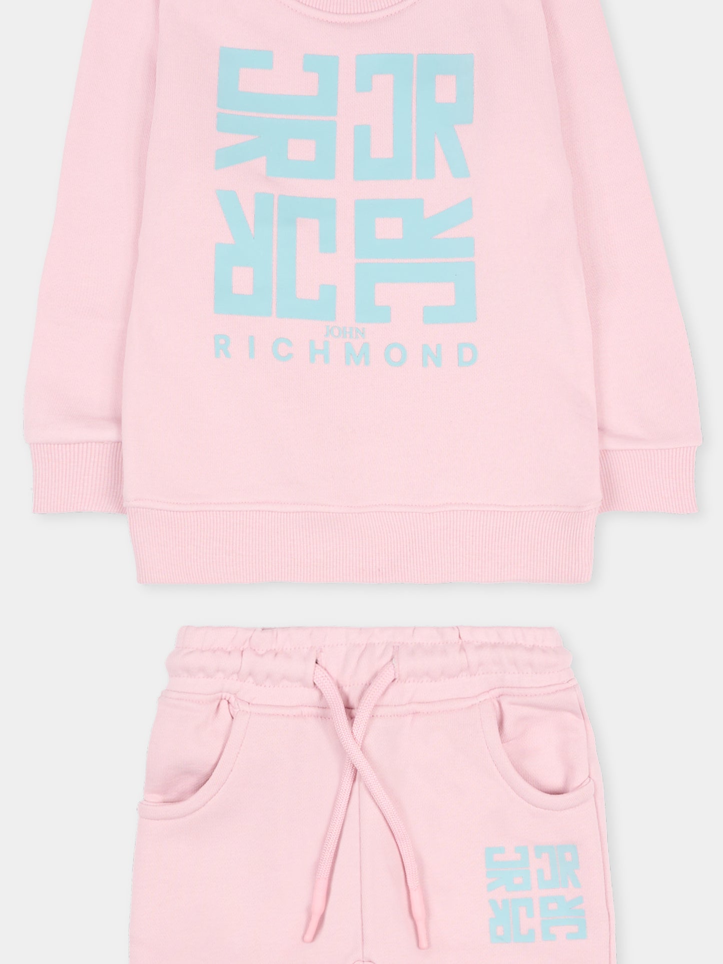 Completo lilla per neonata con logo,Richmond,RIA25087CF LILAC FRAGRANT