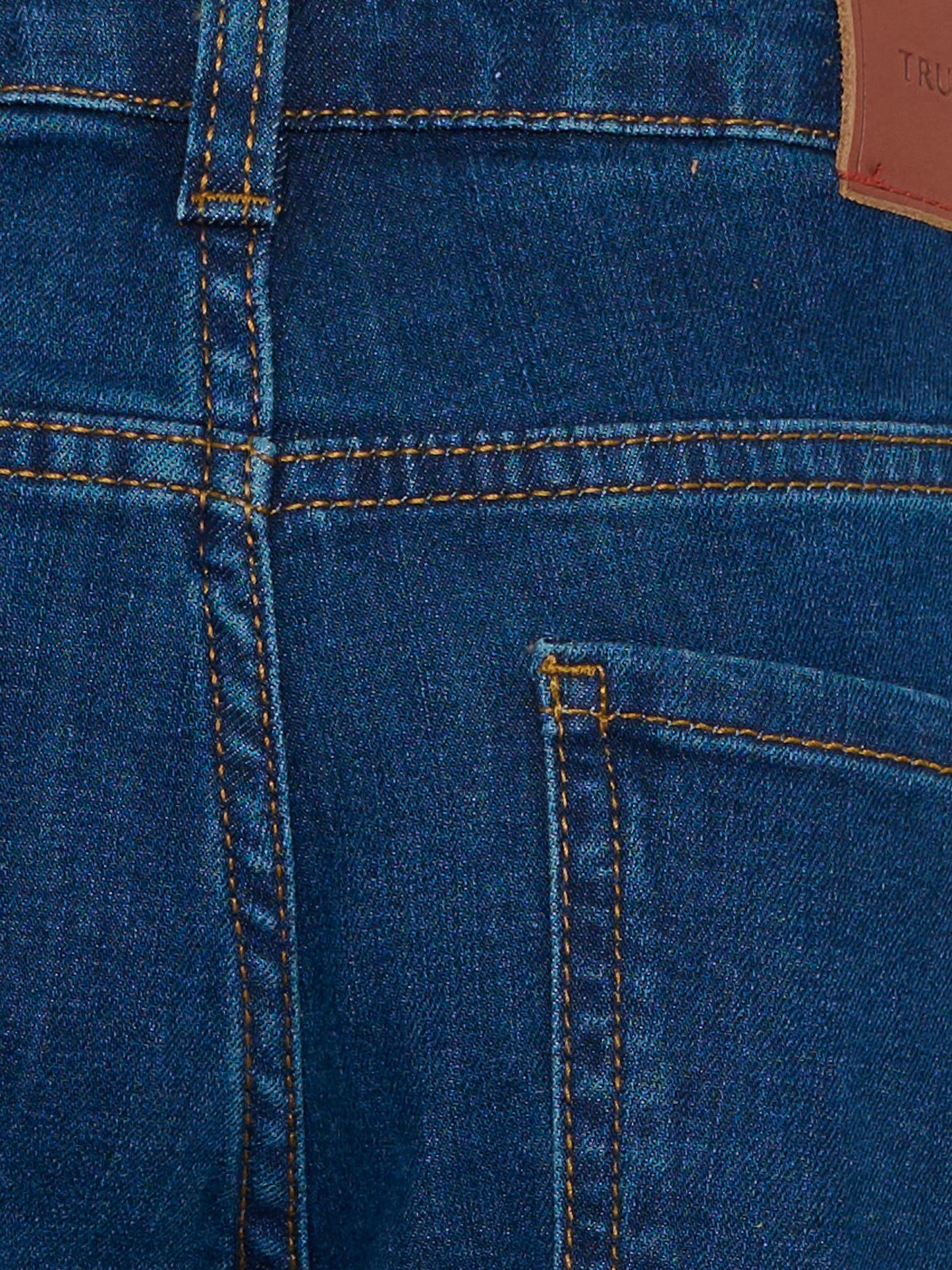 Jeans denim per bambino con logo,Trussardi Junior,TBA25074JE DENIM BLUE MEDIUM