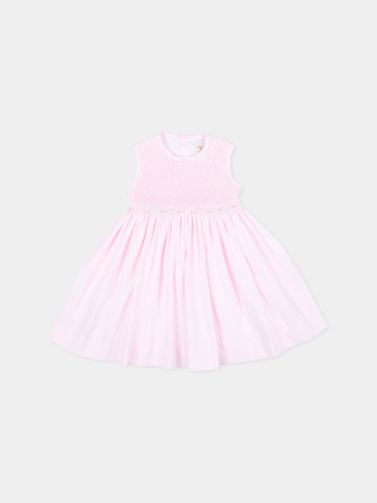 Vestito rosa Emma per bambina,Kidiwi Handmade,36151-TPQ03