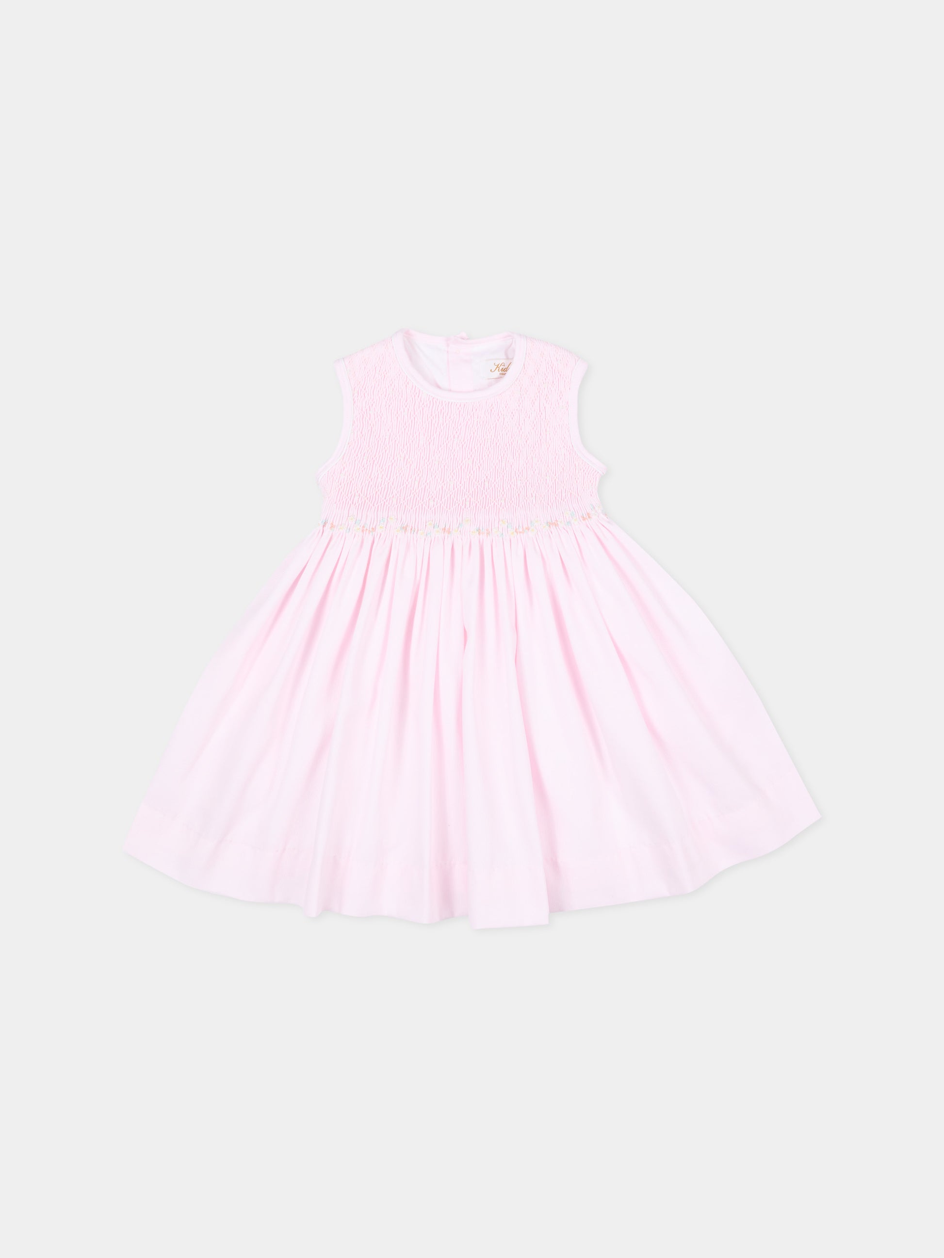 Vestito rosa Emma per bambina,Kidiwi Handmade,36151-TPQ03