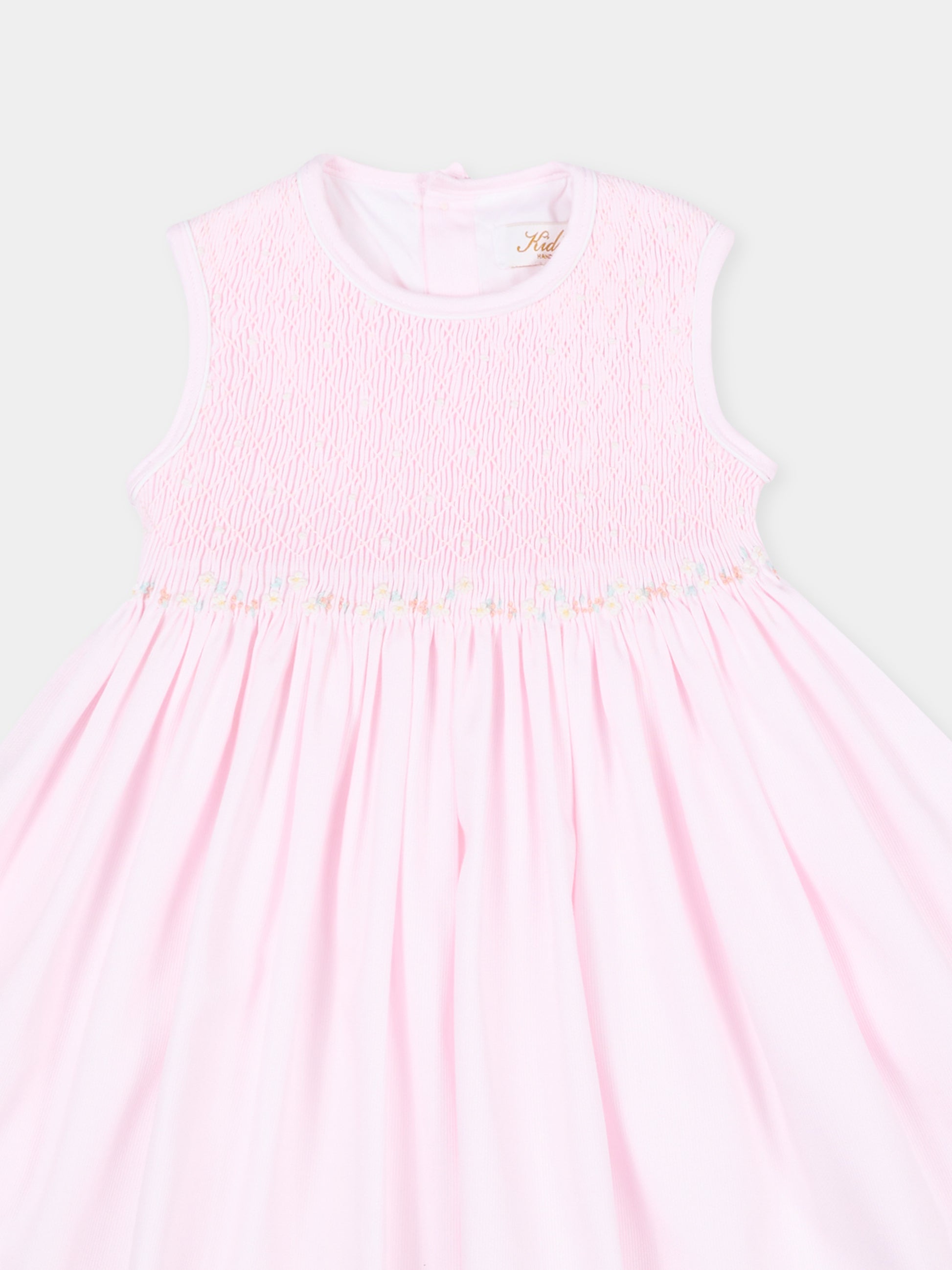 Vestito rosa Emma per bambina,Kidiwi Handmade,36151-TPQ03