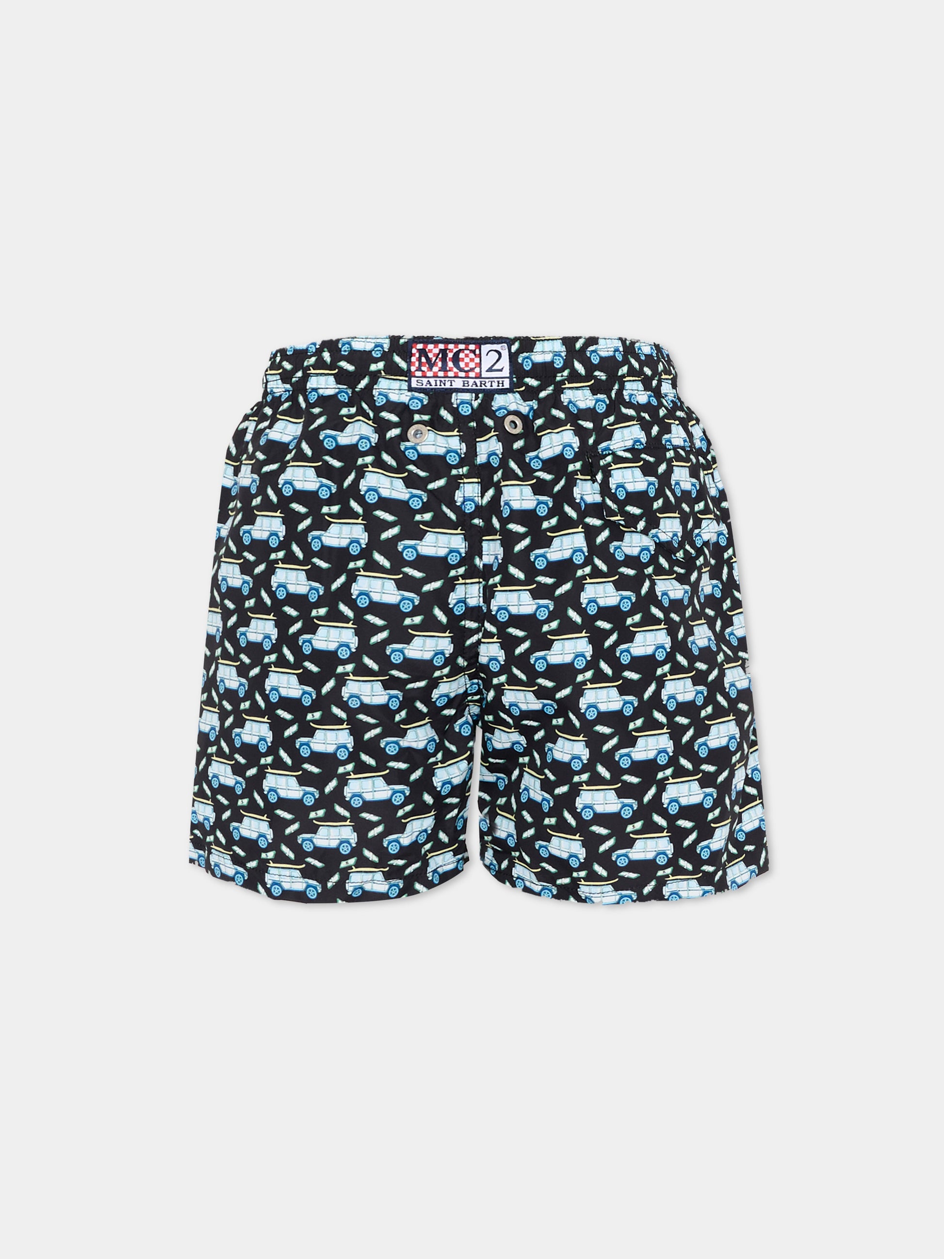 Boxer mare blu  jean lighting  per bambino,Mc2 Saint Barth,JEA0004 02238L