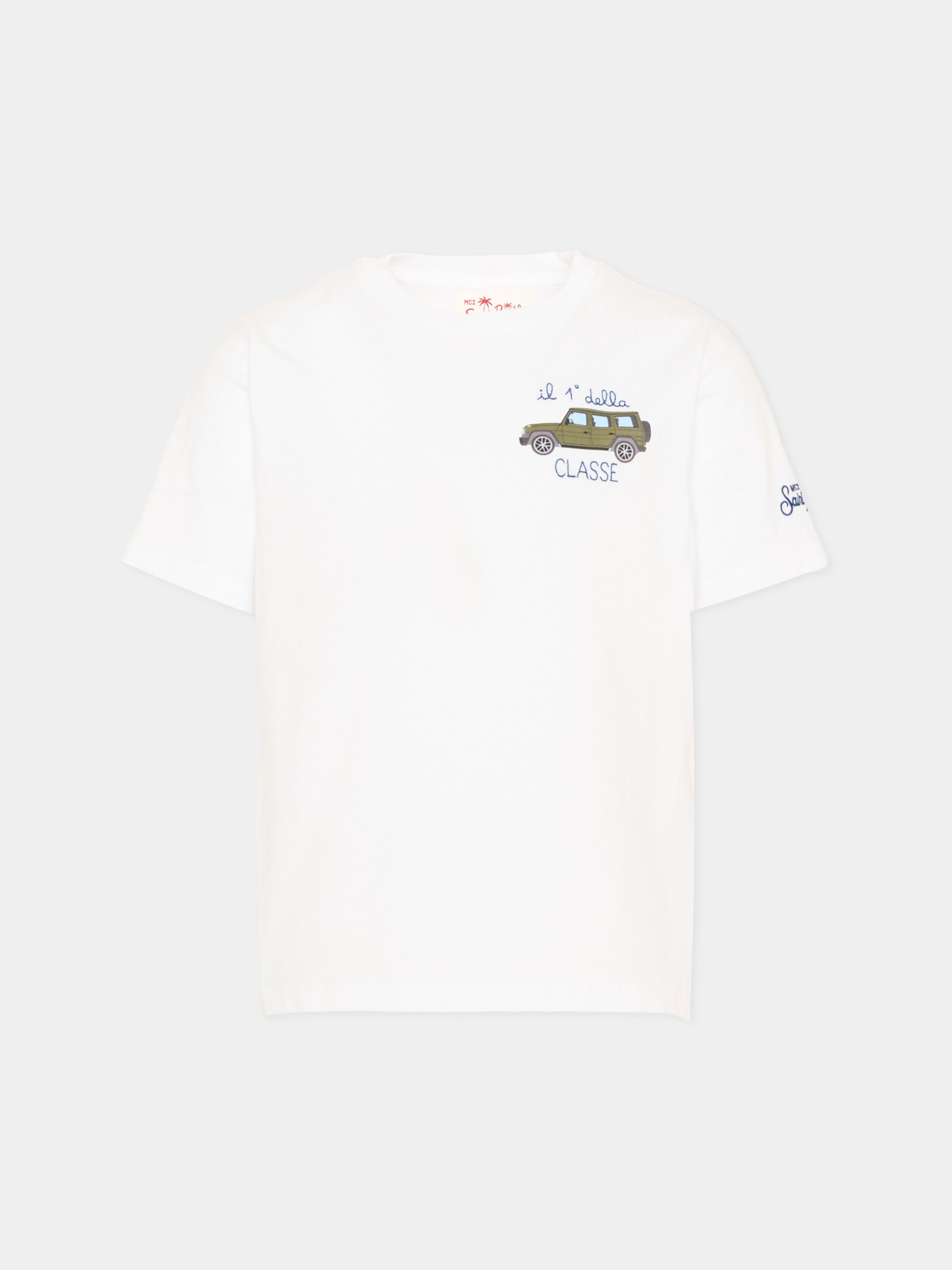 T-Shirt bianca Portofino Jr per bambino,Mc2 Saint Barth,POT0002 02974L