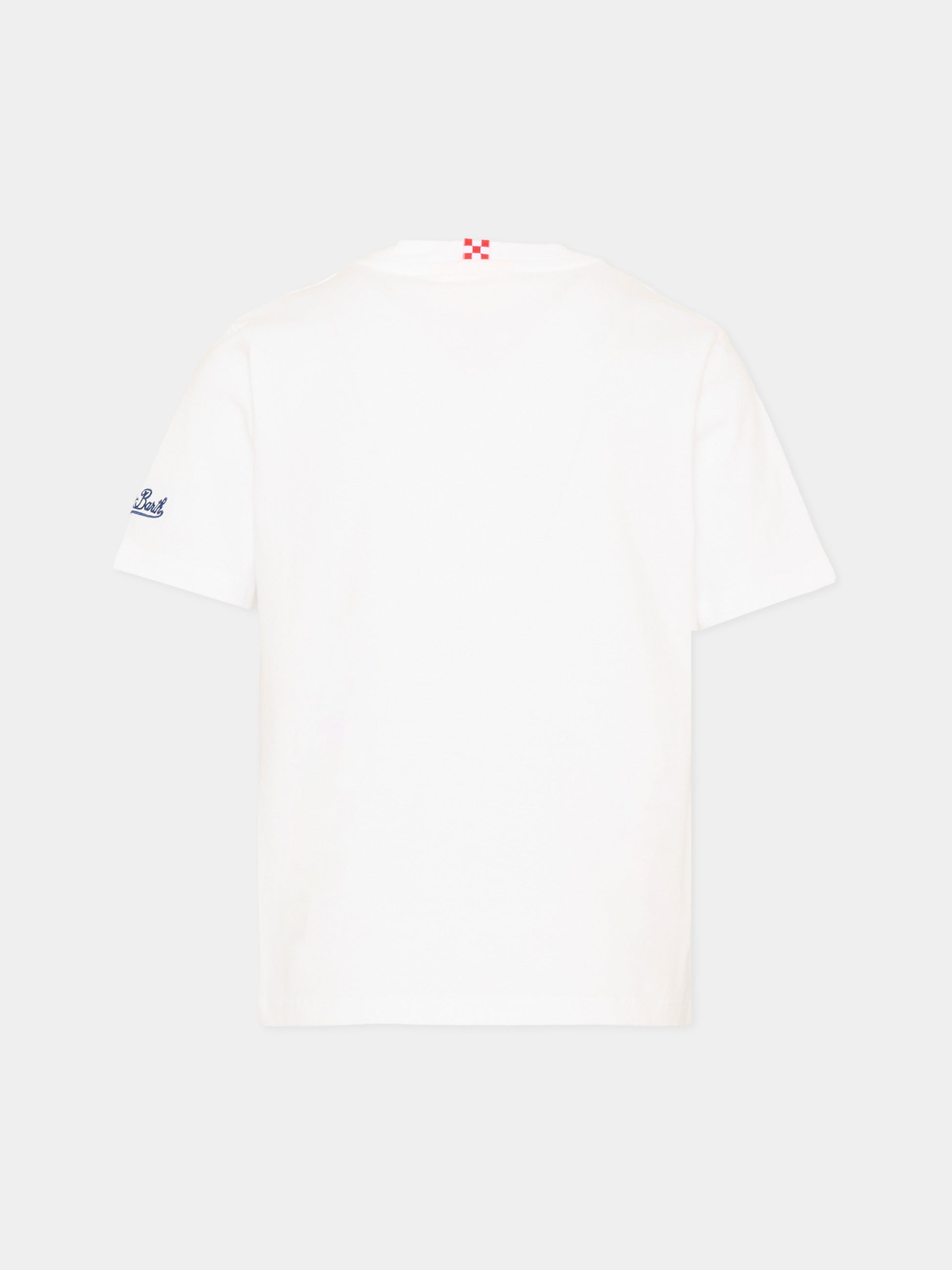 T-Shirt bianca Portofino Jr per bambino,Mc2 Saint Barth,POT0002 02974L