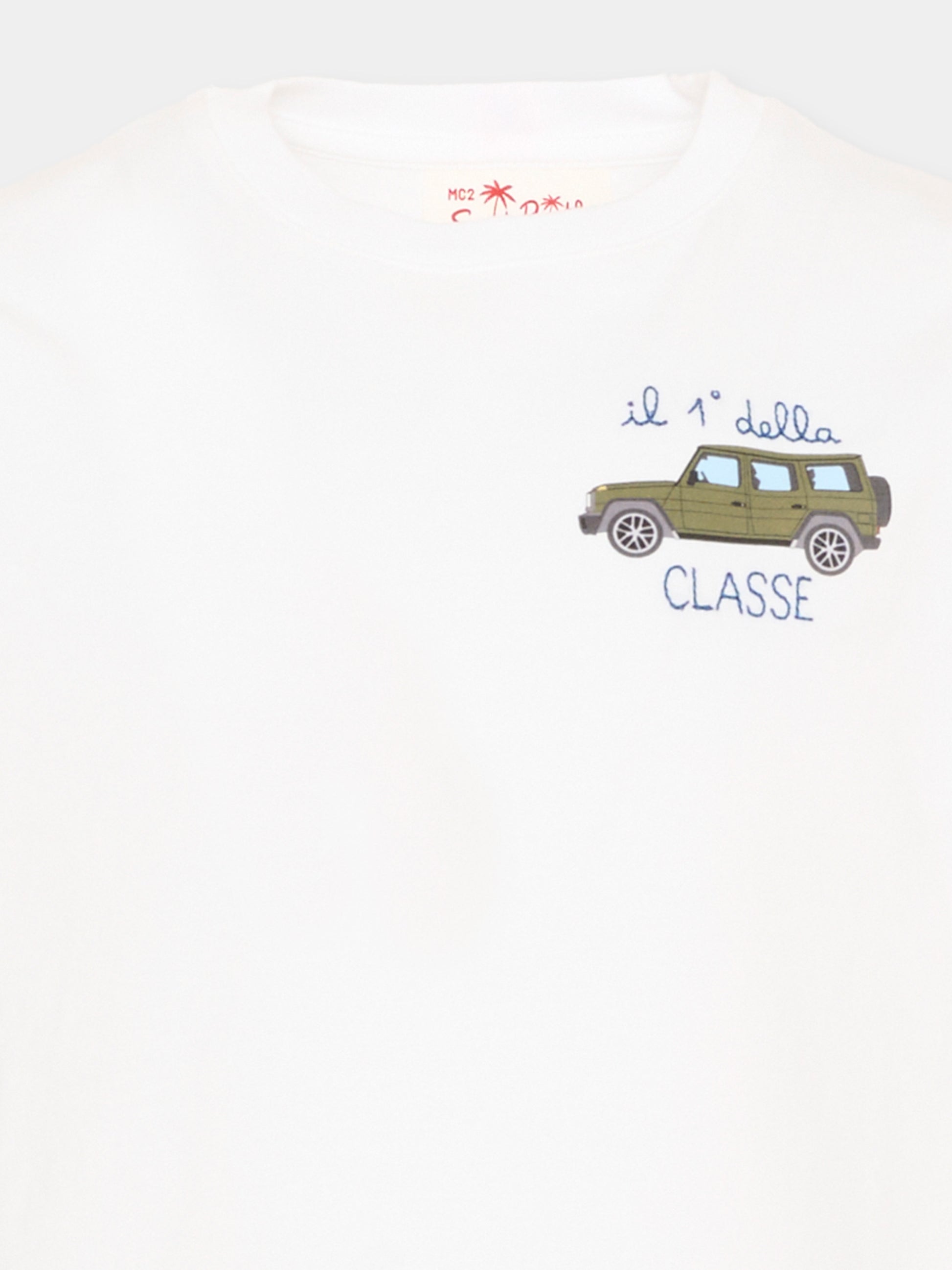 T-Shirt bianca Portofino Jr per bambino,Mc2 Saint Barth,POT0002 02974L