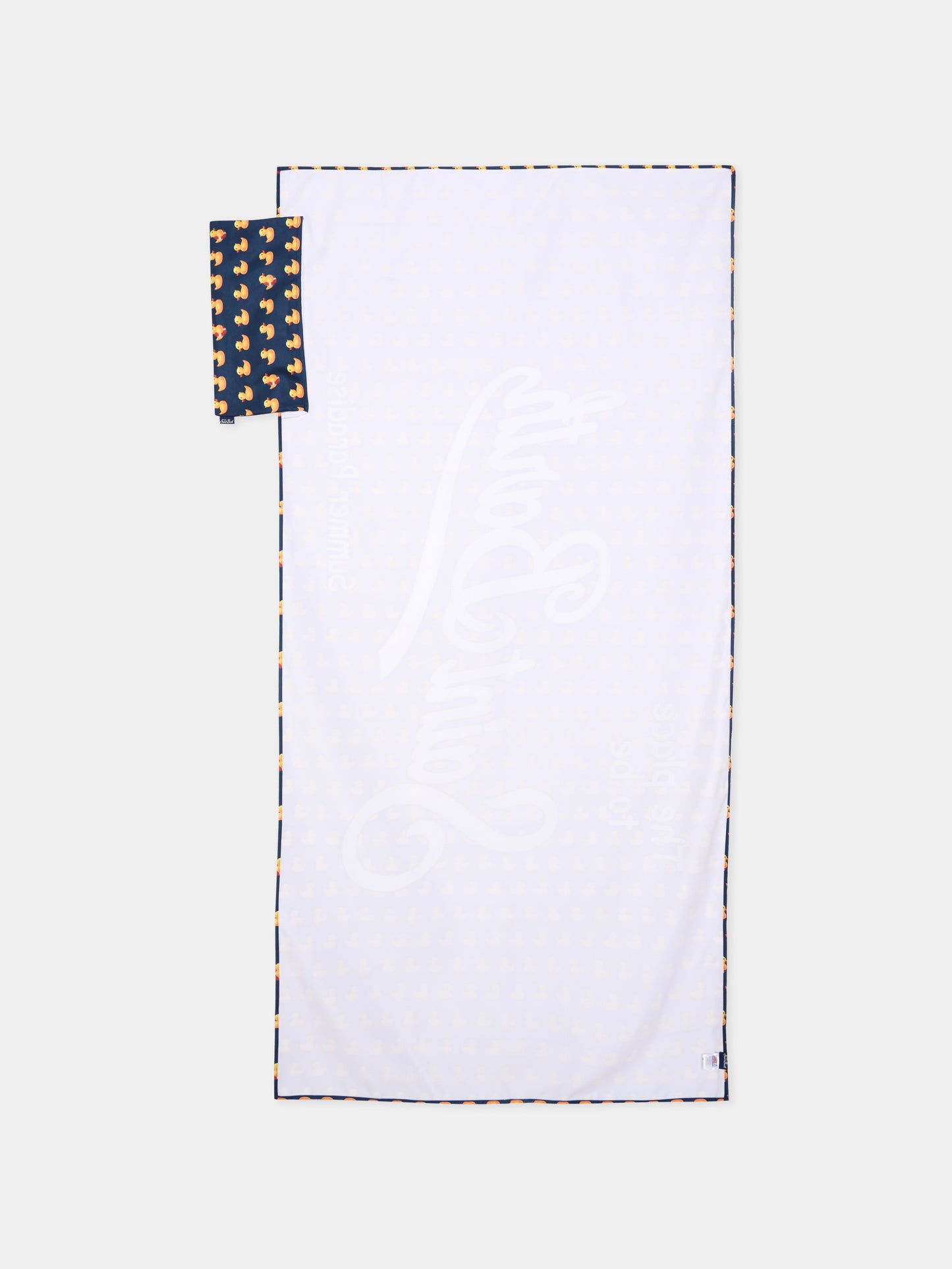 Telo mare blu Aidan per bambino con paperelle,Mc2 Saint Barth,AID0001 03152L