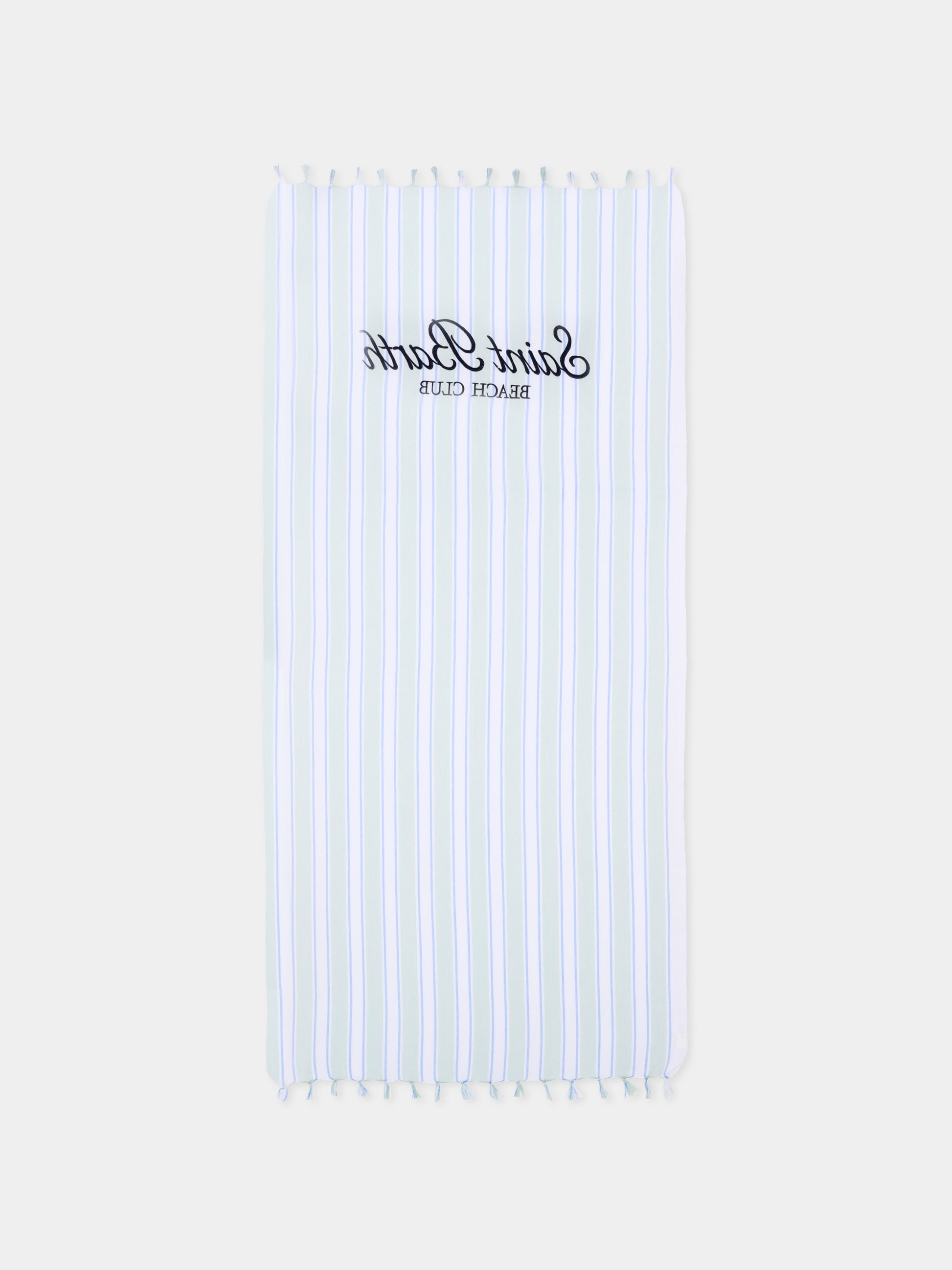 Telo mare azzurro Foutas Light N per bambini a righe,Mc2 Saint Barth,FOUL002 00937L