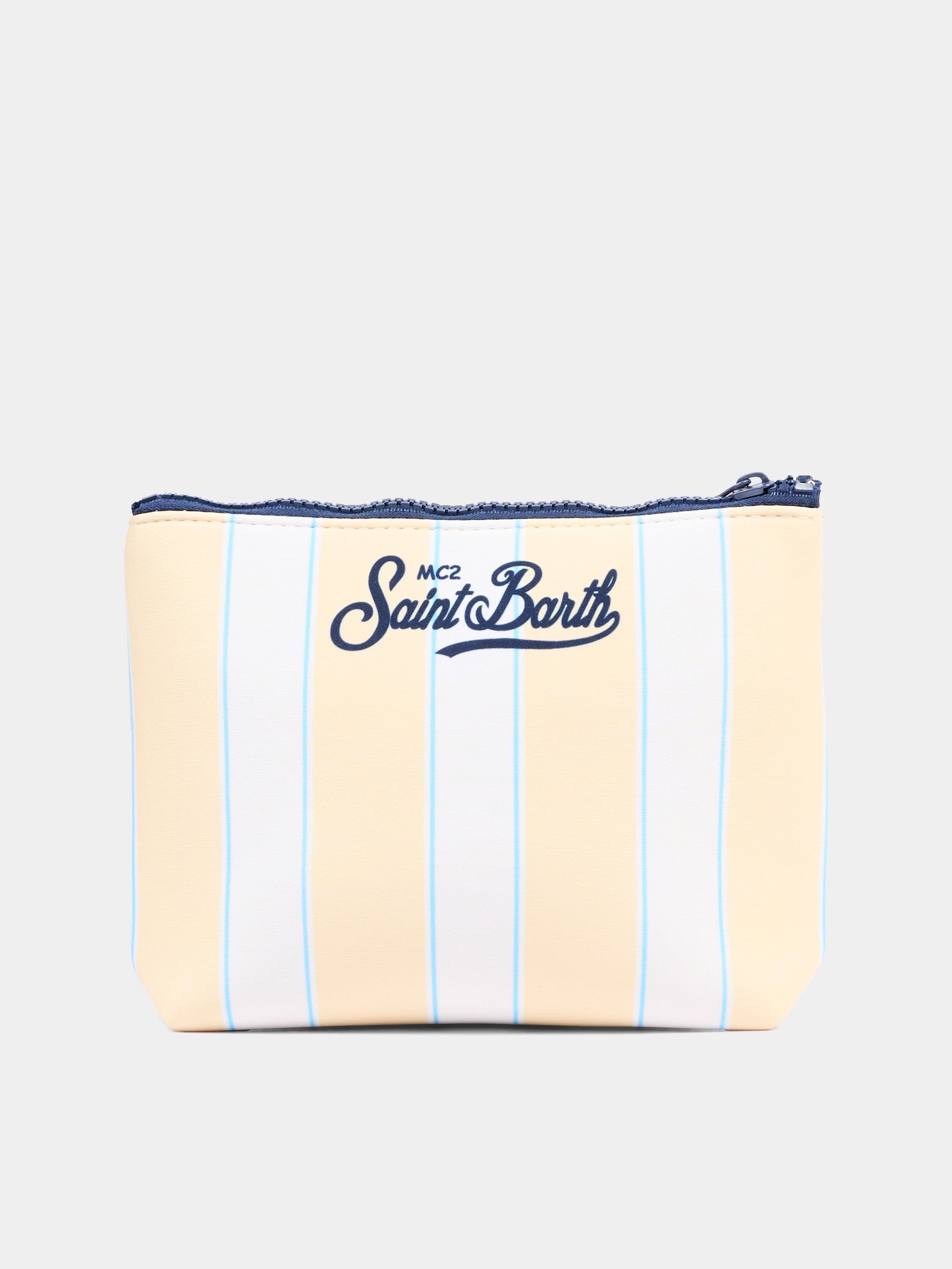 Pochette gialla Aline per bambini a righe,Mc2 Saint Barth,ALIN001 03279L