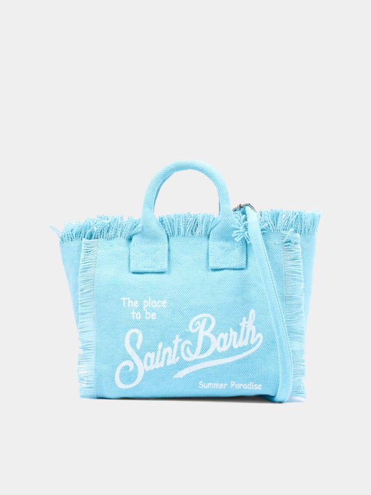 Borsa celeste Vanity Mini per bambina,Mc2 Saint Barth,VAMI001 00165L