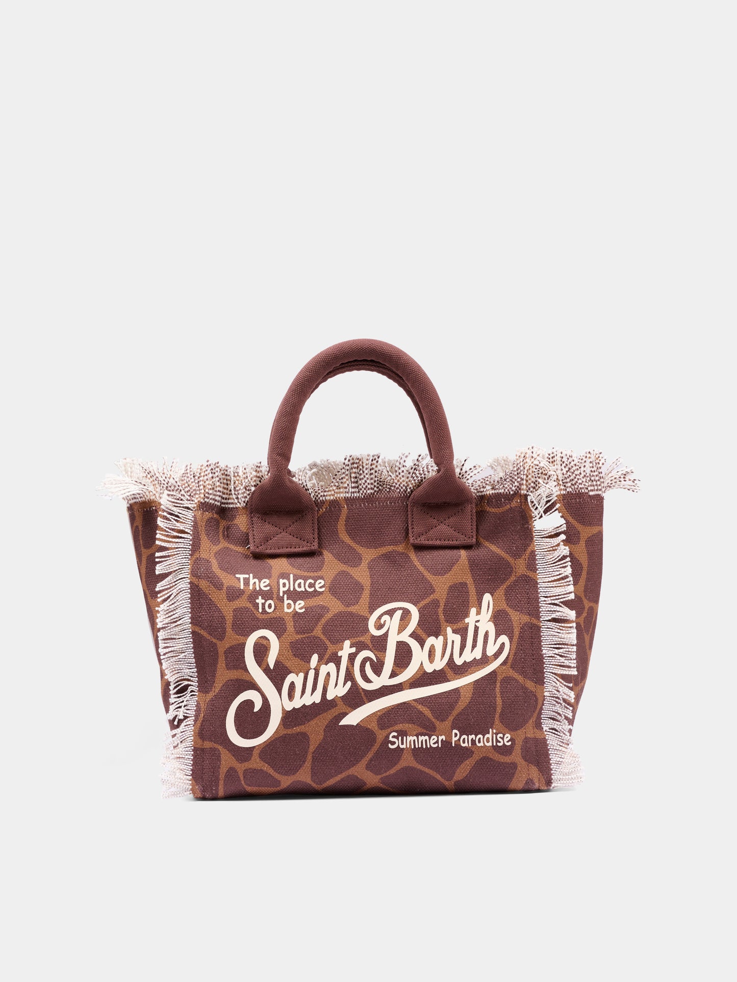 Borsa mare marrone Colette per bambina animalier,Mc2 Saint Barth,COL0001 00900L