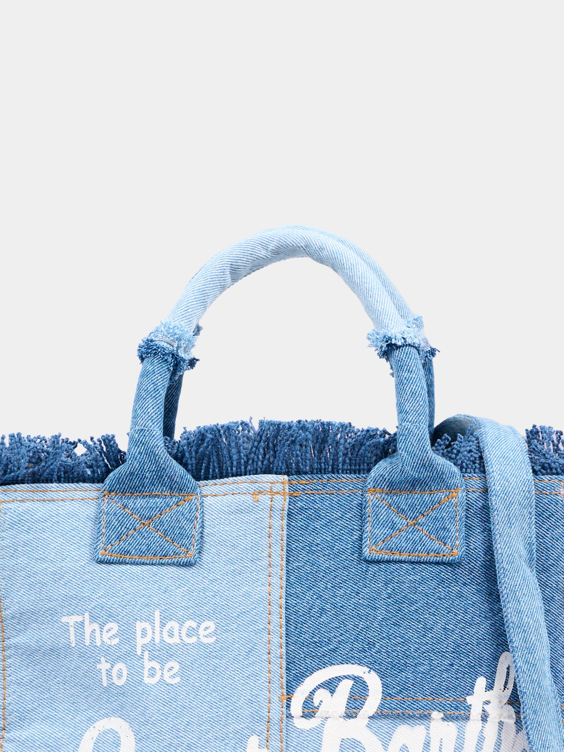Borsa mare denim Colette per bambina,Mc2 Saint Barth,COL0001 00402L