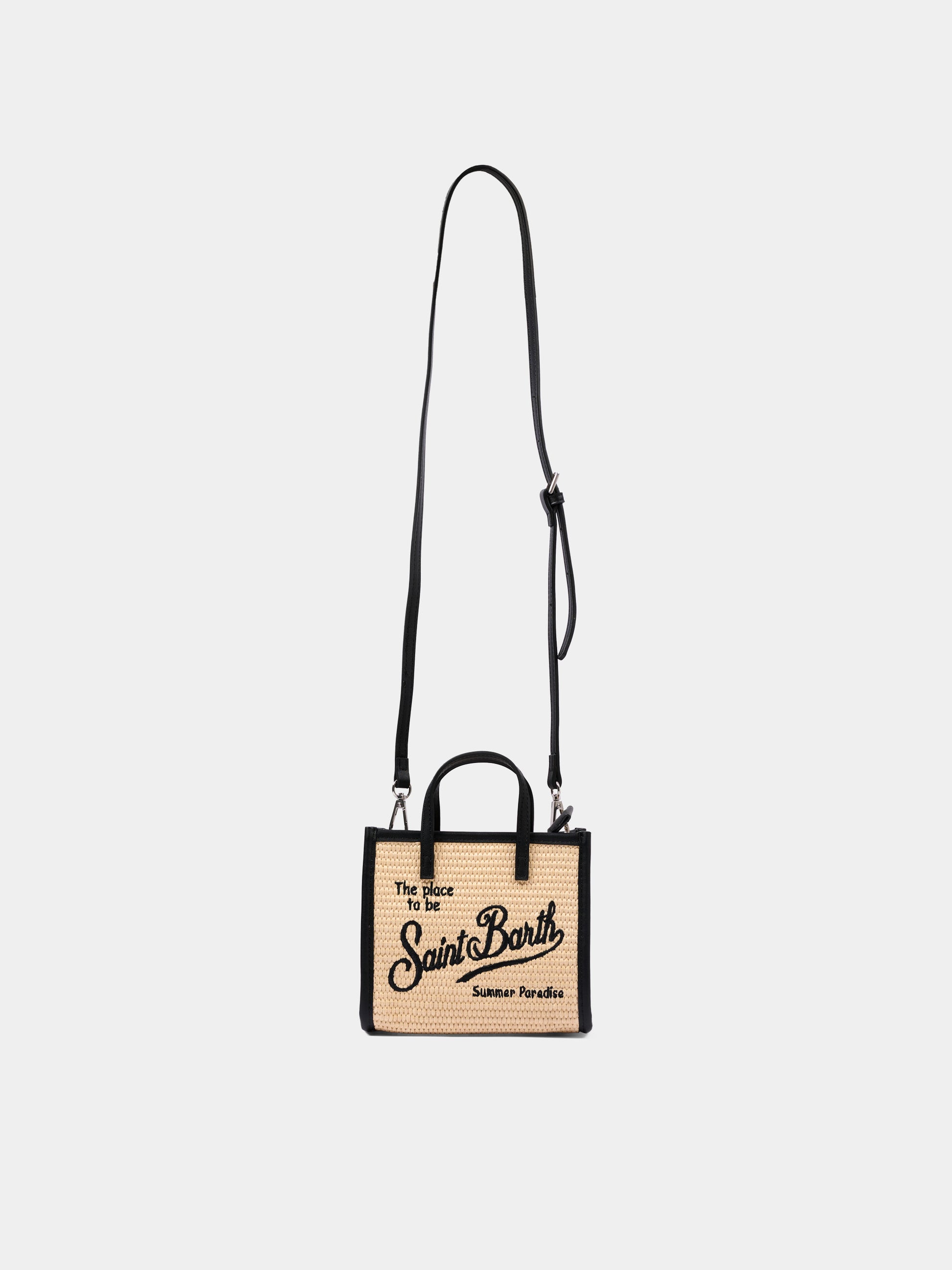 Borsa beige Vivian Mini Straw per bambina,Mc2 Saint Barth,VIVM001 00421L