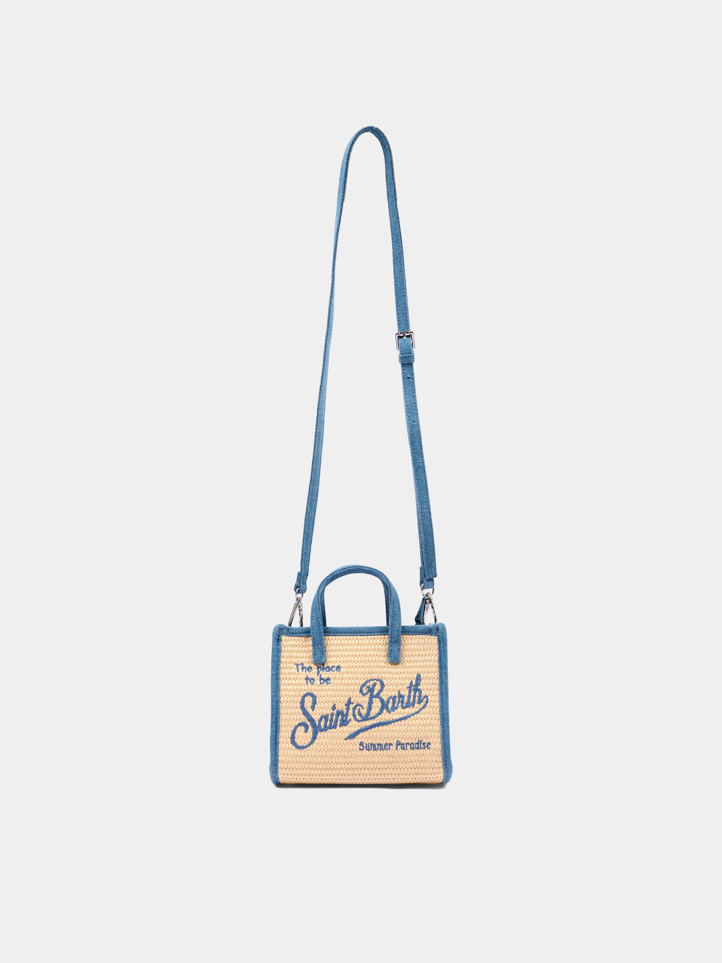 Borsa beige Vivian Mini Straw per bambina,Mc2 Saint Barth,VIVM001 02778L