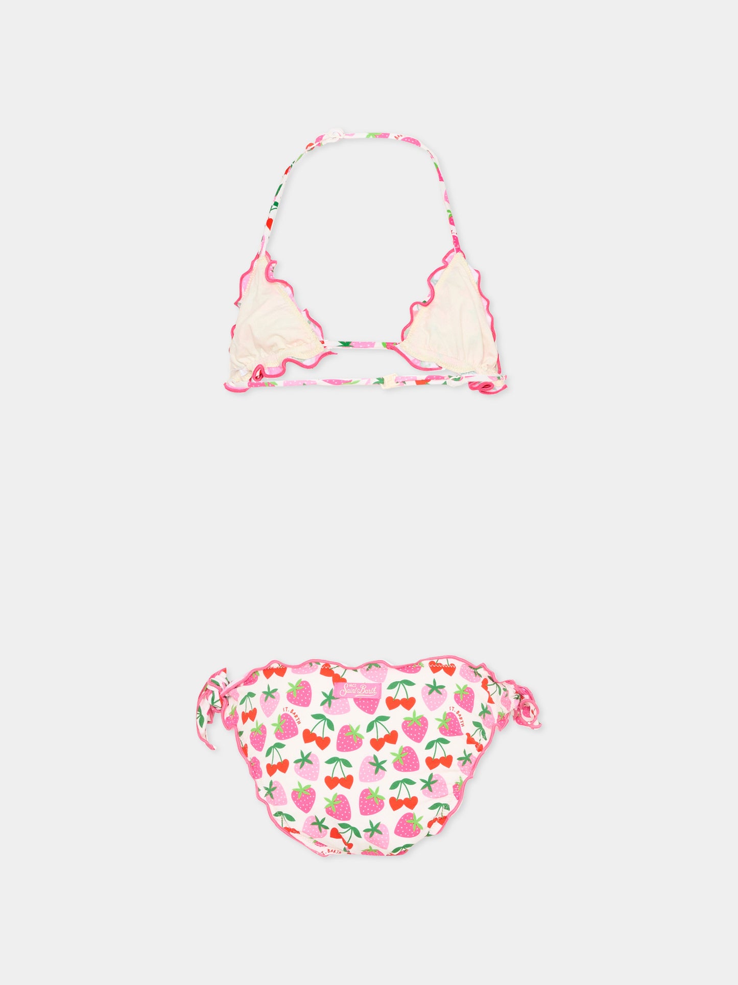 Slip e bikini bianco  cris  per bambina,Mc2 Saint Barth,CRIS001 00516L