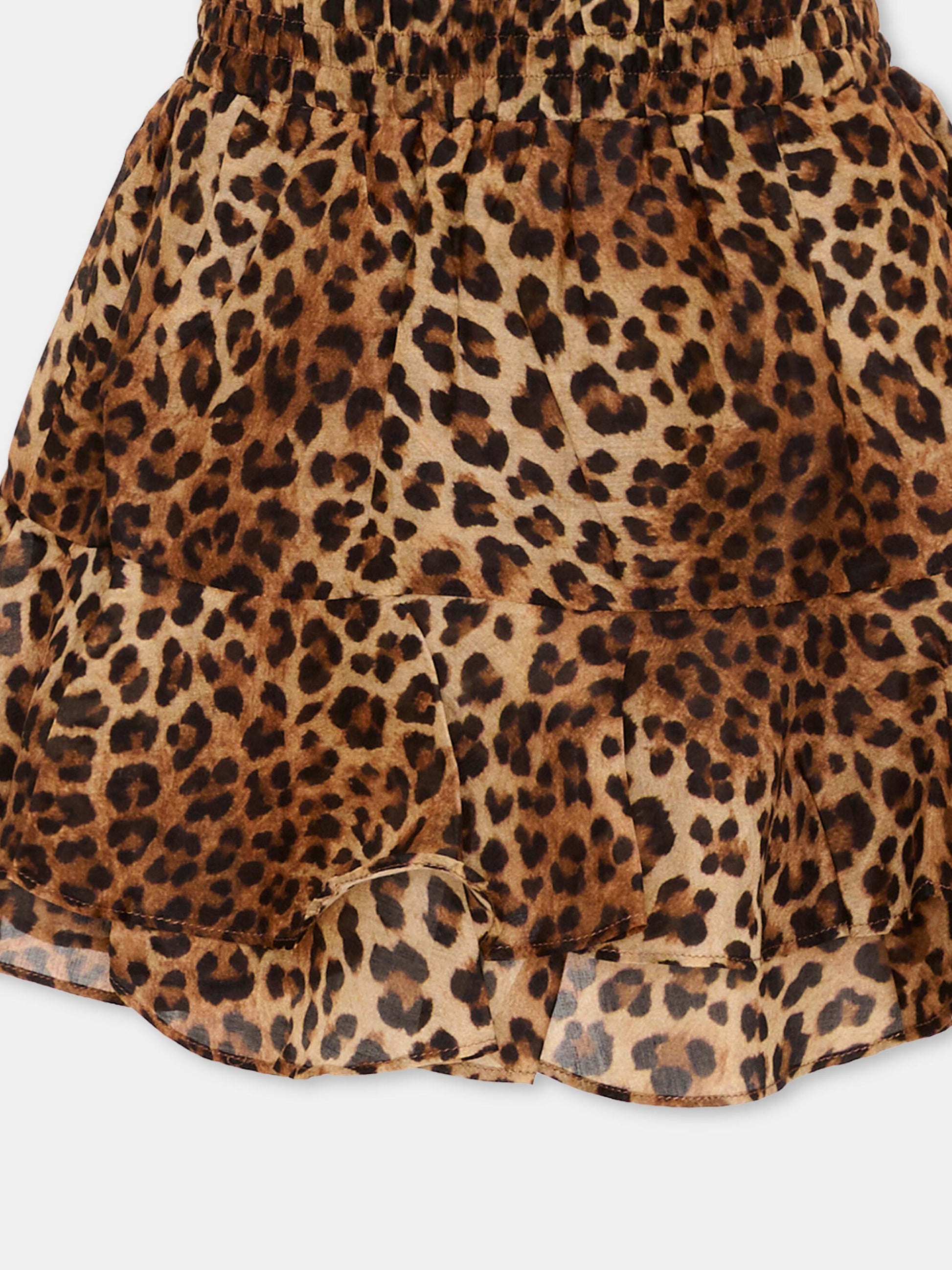 Gonna marrone  Eivissa Jr  per bambina,Mc2 Saint Barth,EIV002 00168L