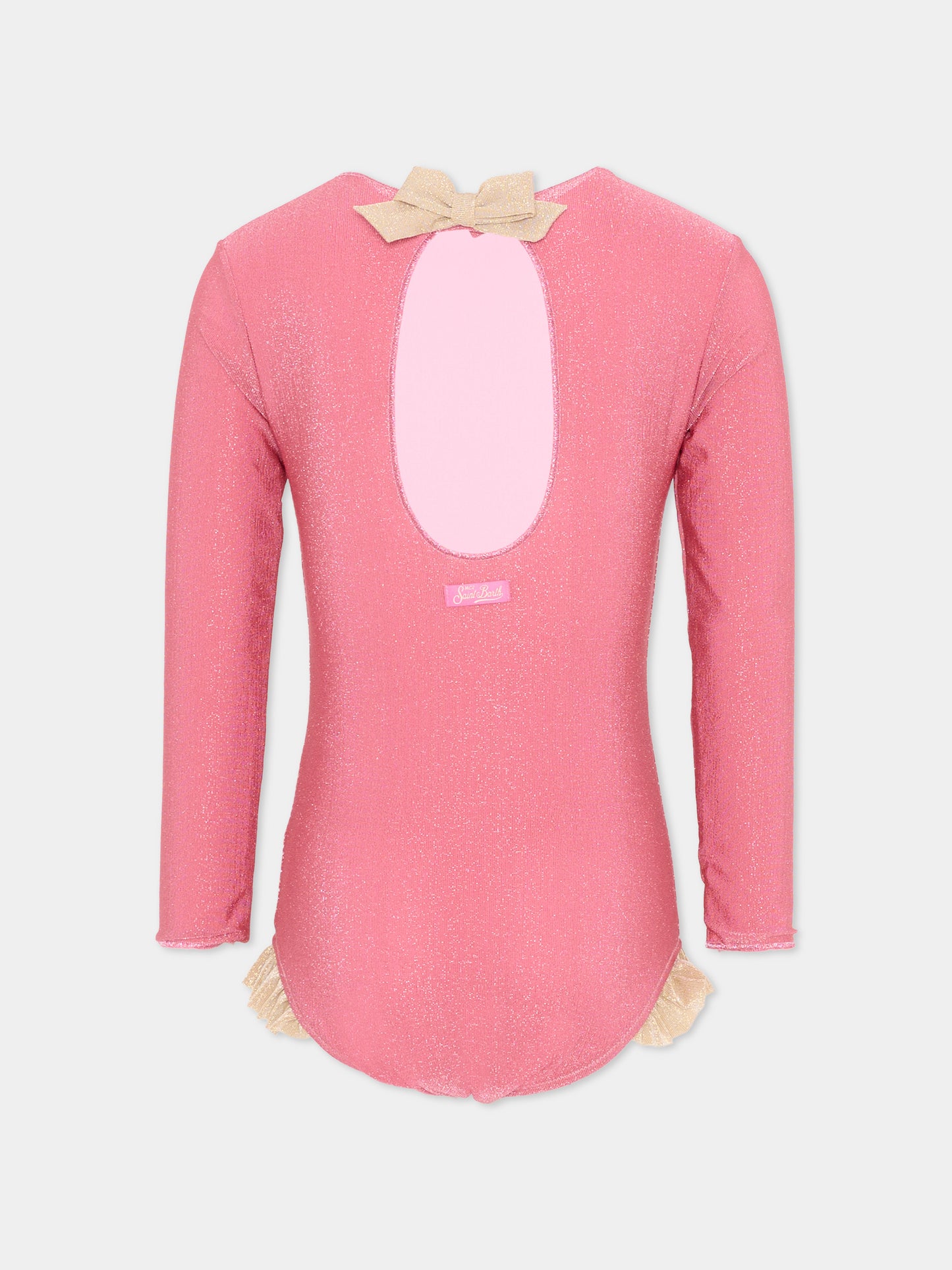 Body Anti UV rosa Cressy per bambina in lurex,Mc2 Saint Barth,CRES0001 00064L