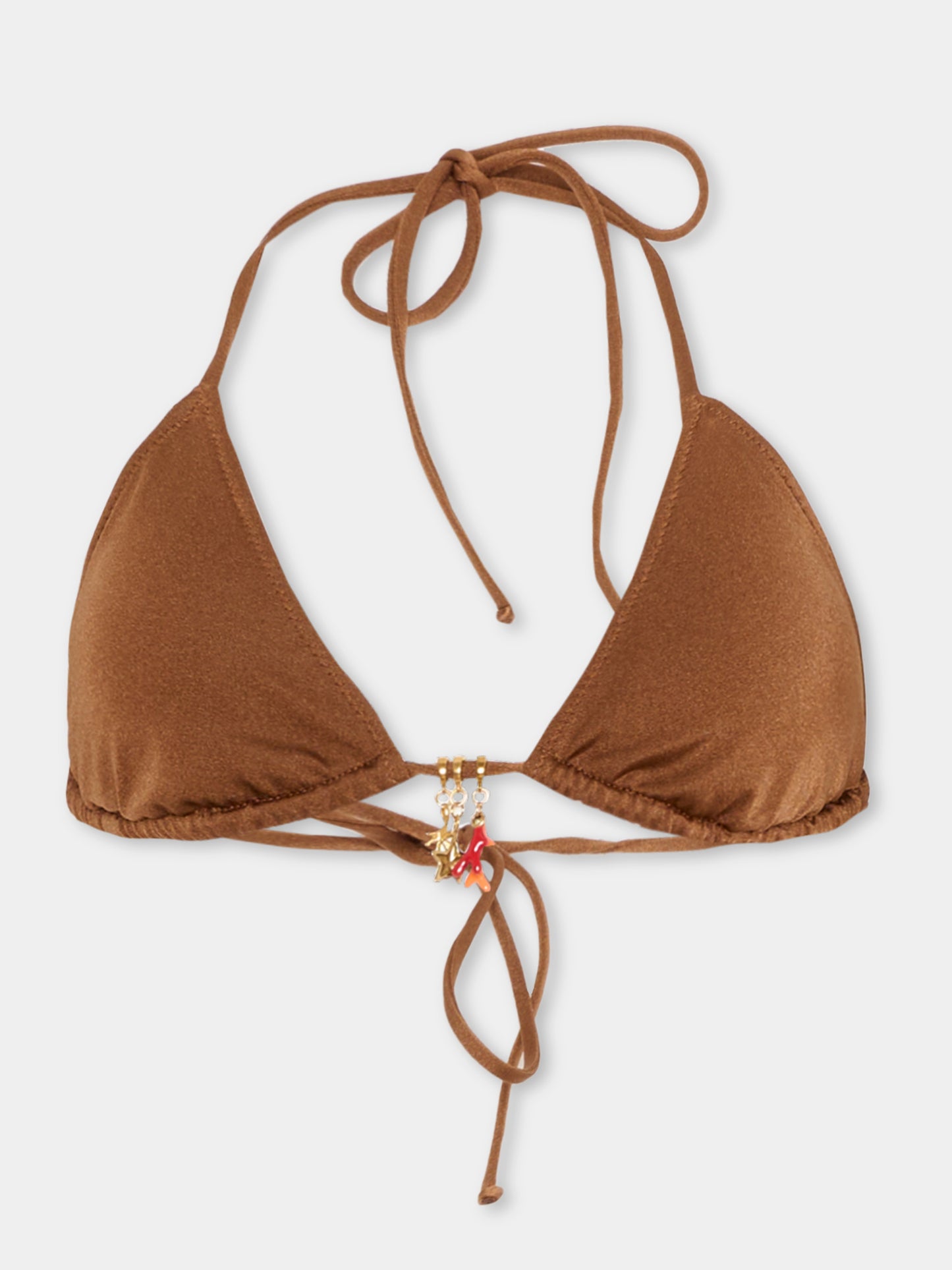 Slip e bikini marrone  leah teen  per bambina,Mc2 Saint Barth,LEH00011 03002L