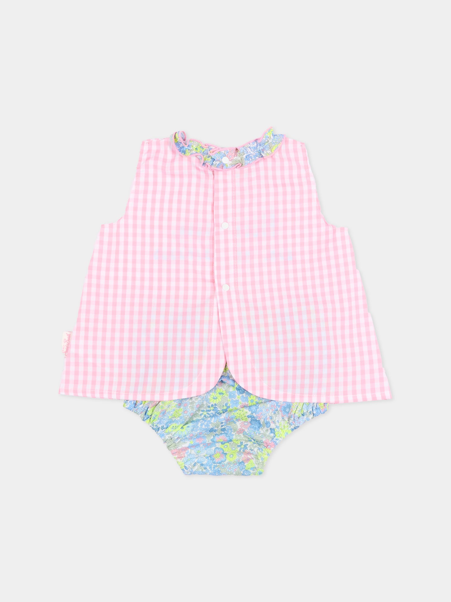Completo rosa Abbey per neonata,Mc2 Saint Barth,ABB0002 00974L