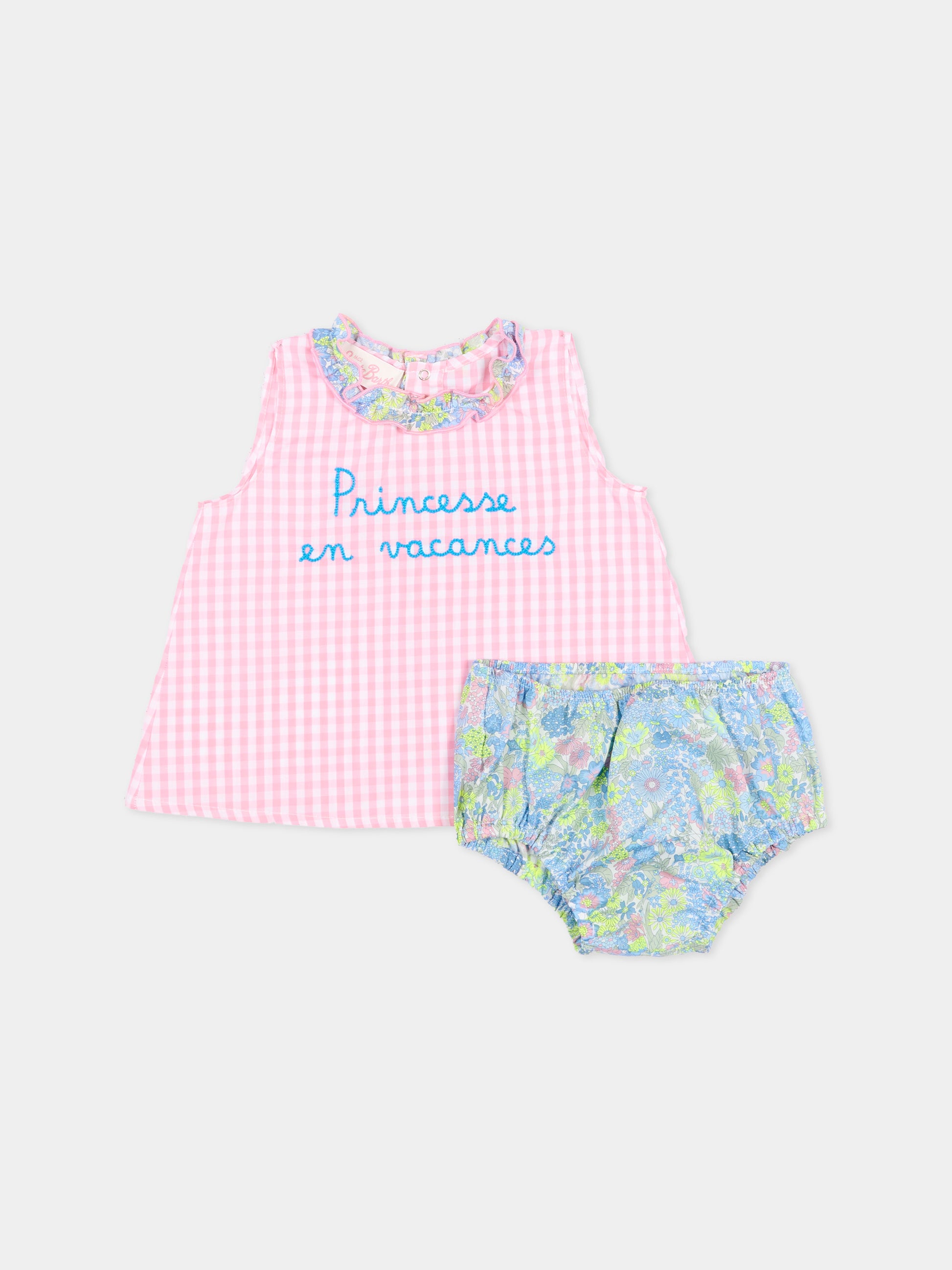 Completo rosa Abbey per neonata,Mc2 Saint Barth,ABB0002 00974L