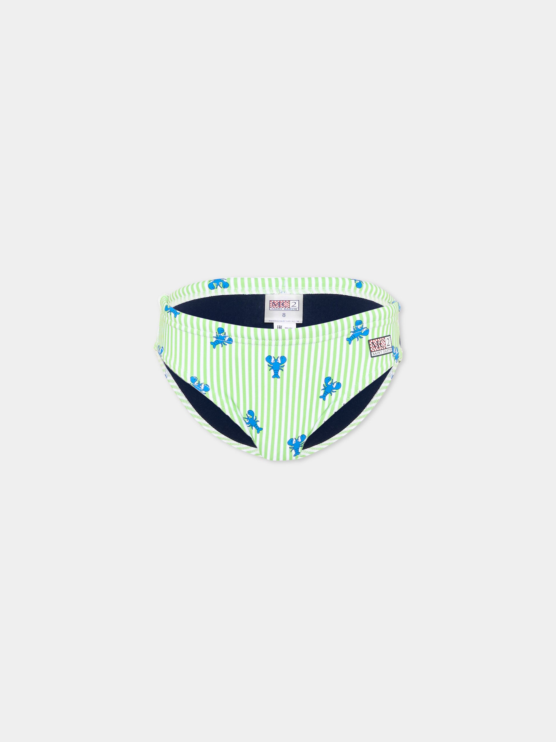 Slip mare verde Billy per bambino,Mc2 Saint Barth,BIL0001 02105L