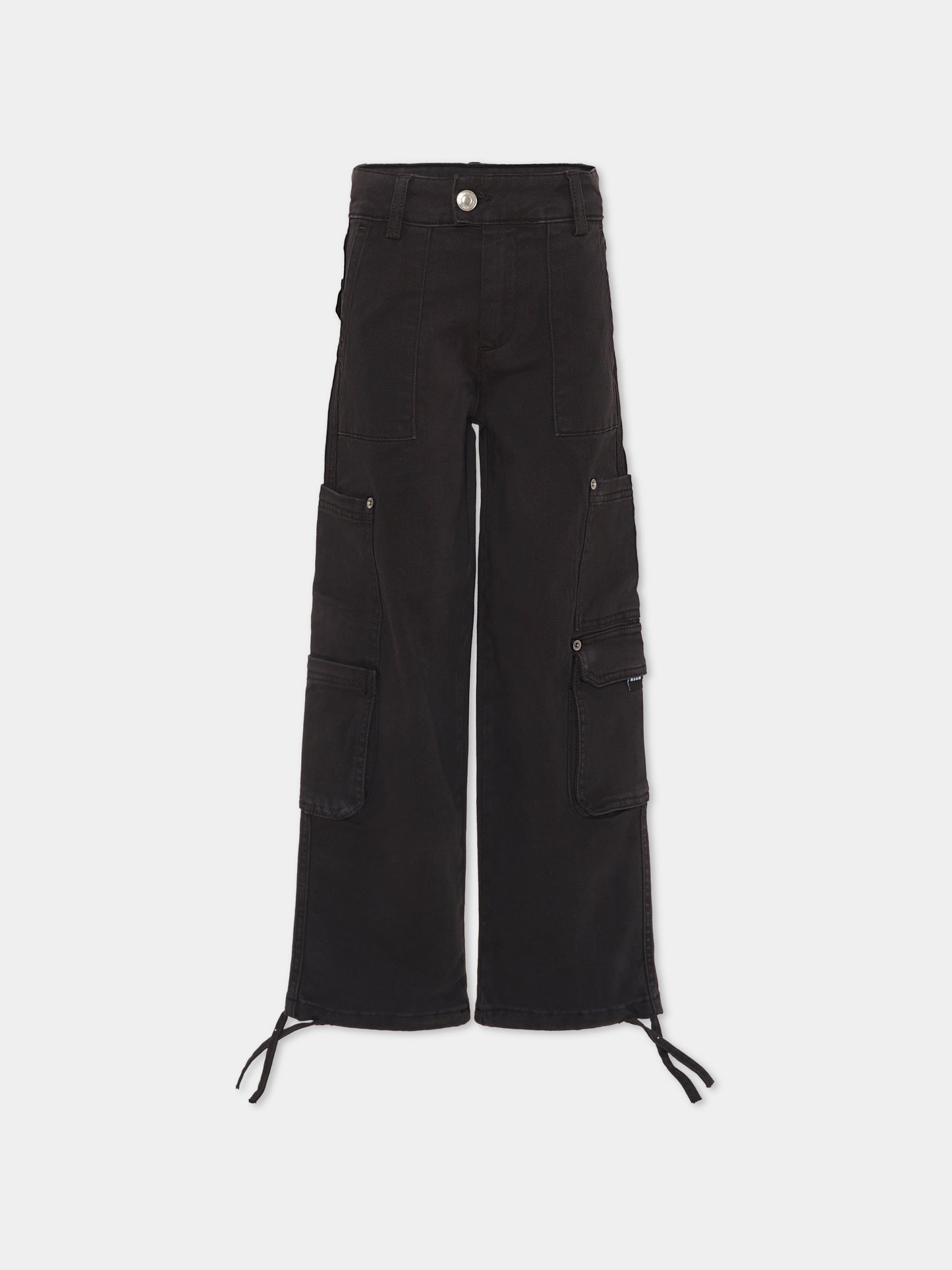 Pantaloni neri per bambino,Msgm Kids,F5MSJBPA212 110