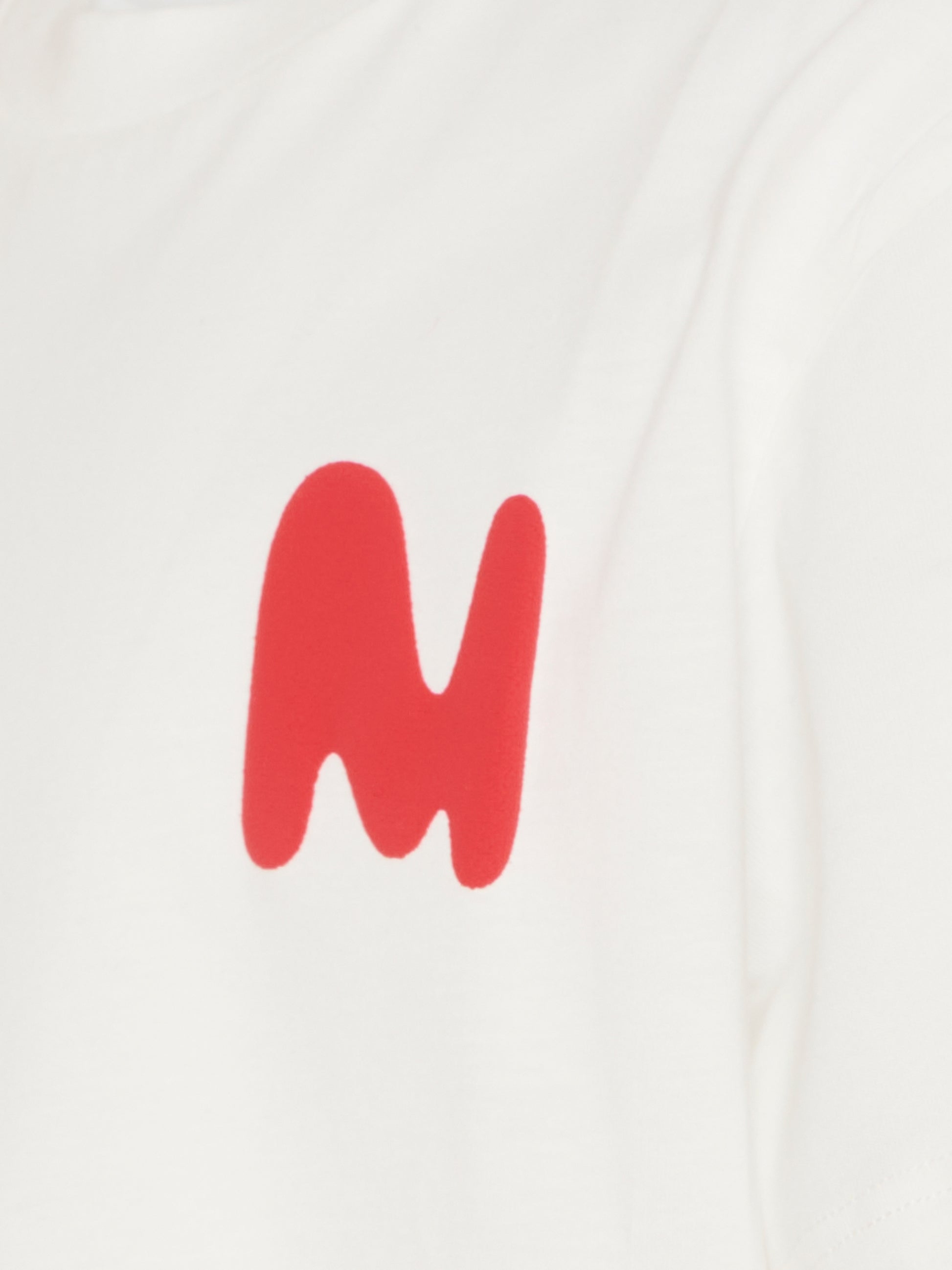T-shirt bianca per bambino con logo,Msgm Kids,F5MSJBTH223 002