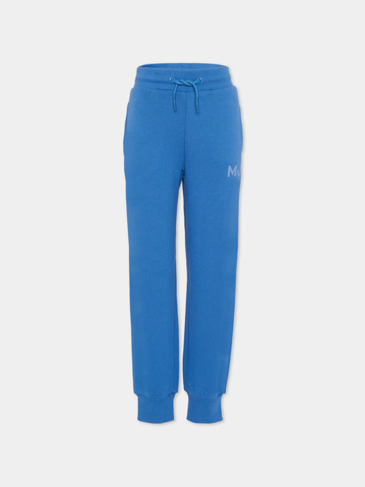 Pantaloni blu per bambino con logo,Marc Jacobs,W60315 820