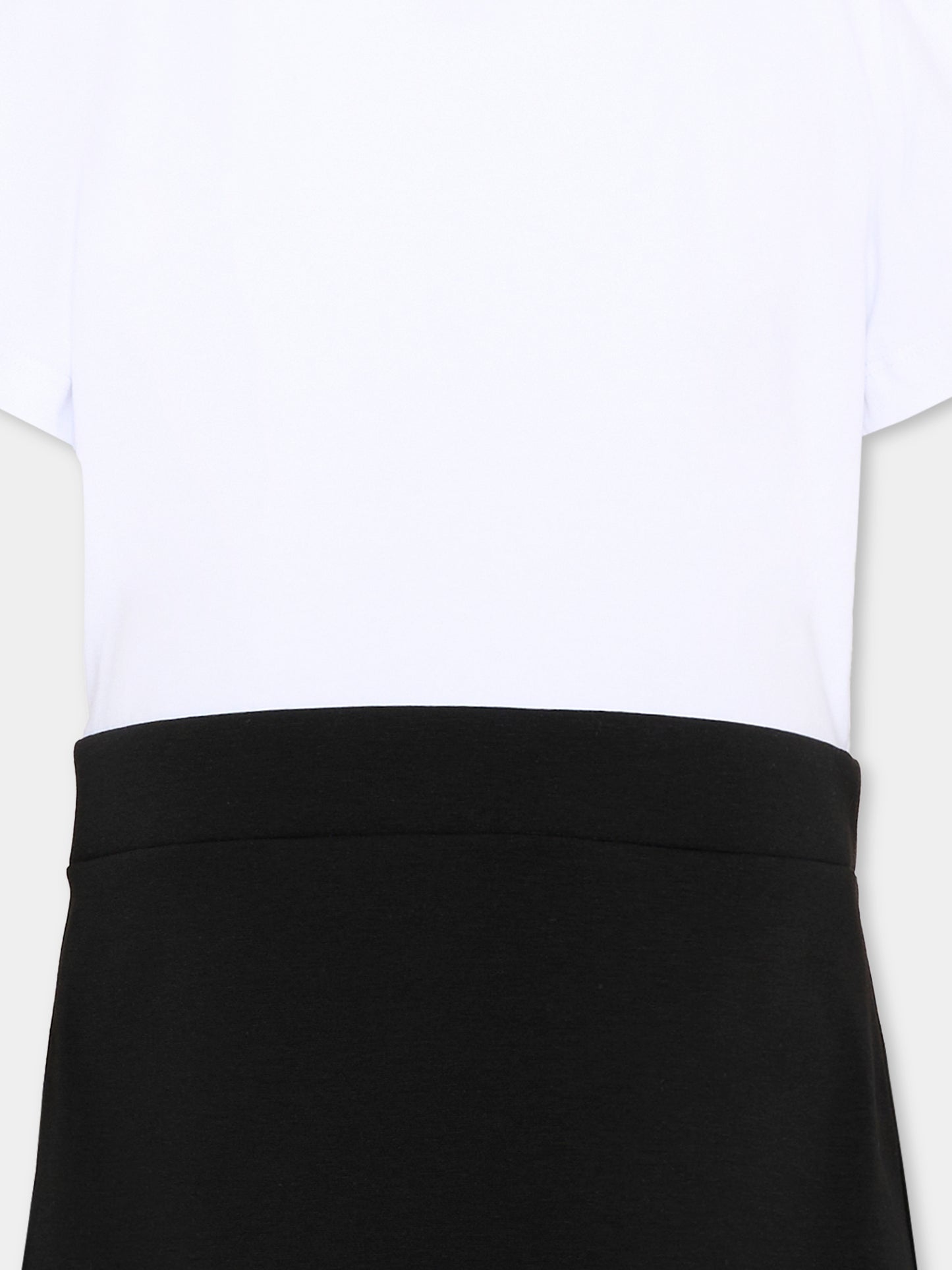 Vestito bianco per bambina con logo,Just Cavalli Kids,JGP26161VE WHITE