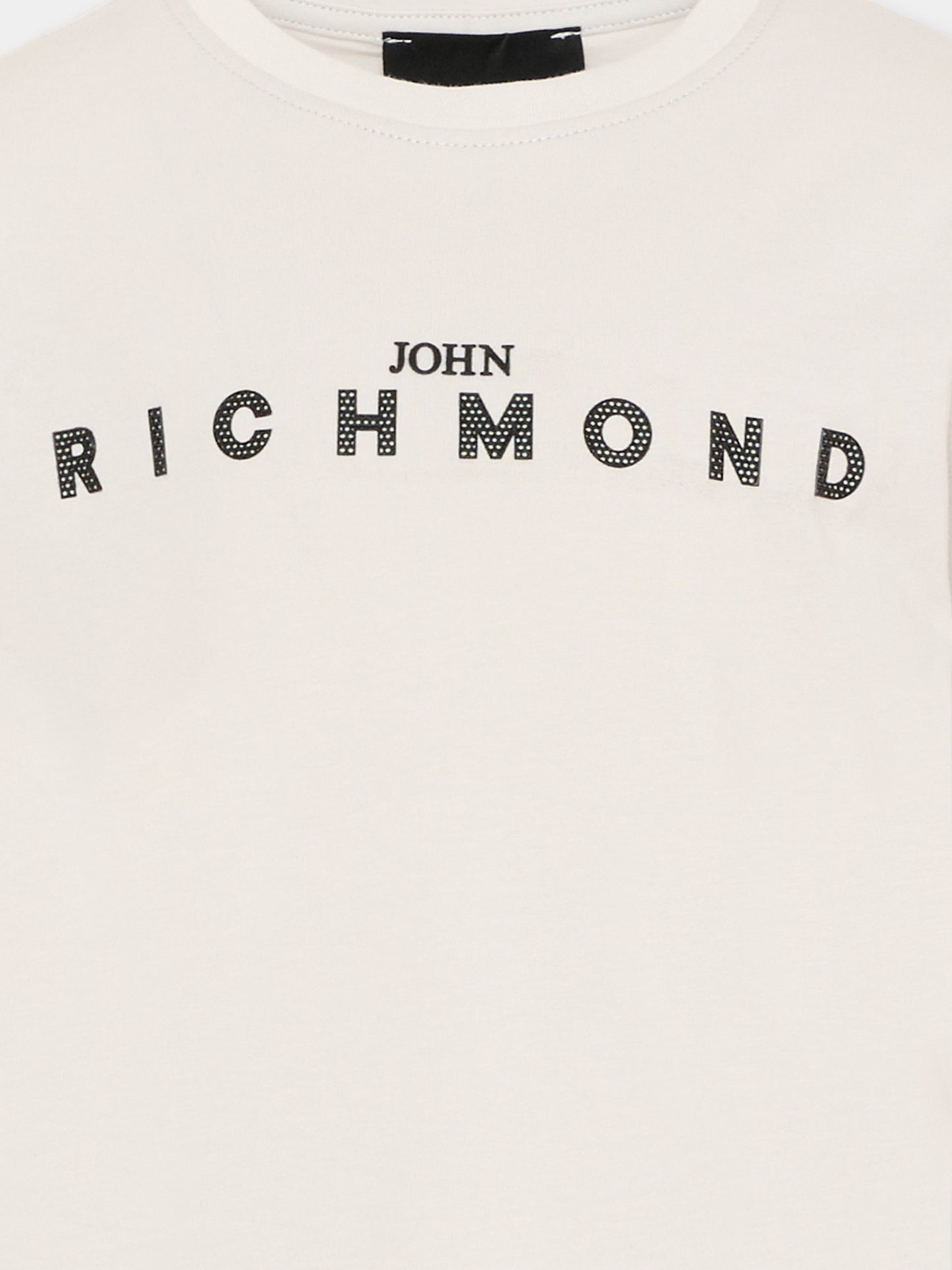 T-Shirt grigia per bambini con logo,Richmond,RBP26008TS BLUE VAPOR