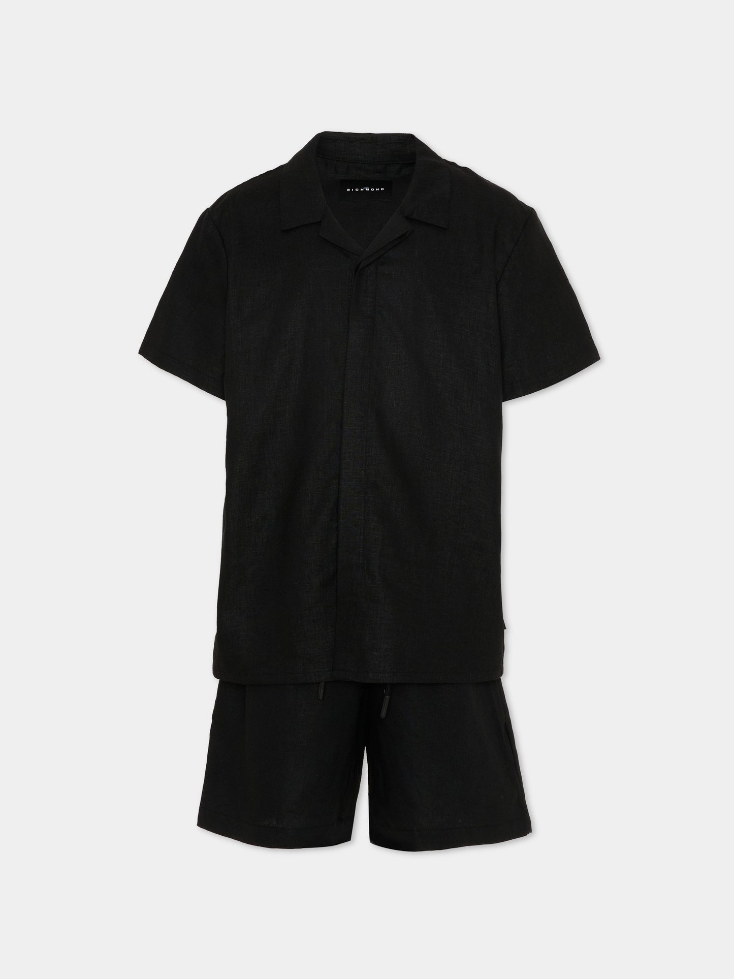 Completo elegante nero per bambino,Richmond,RBP26213CL BLACK