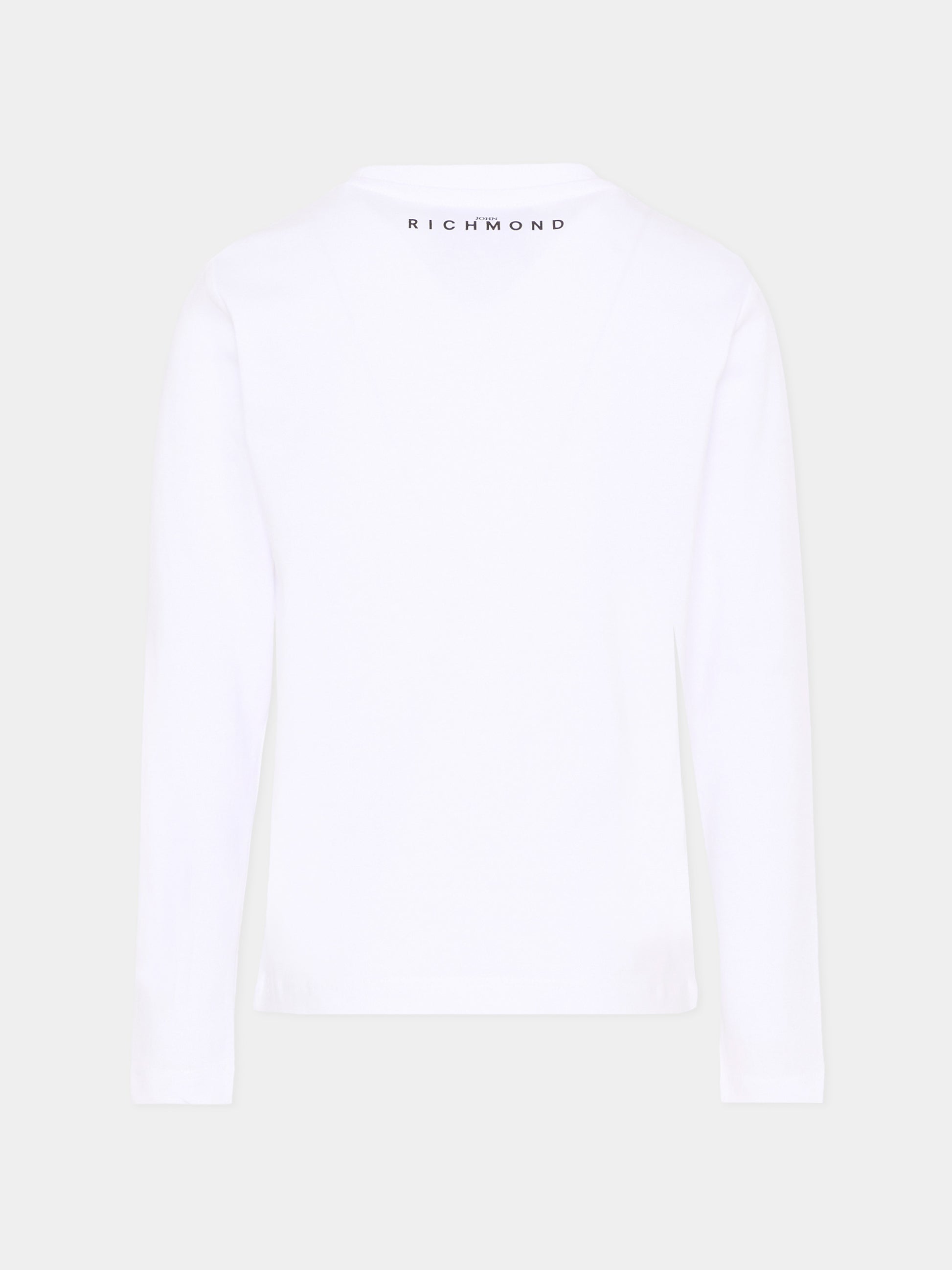 T-Shirt bianca per bambini con logo,Richmond,RBP26021TS WHITE