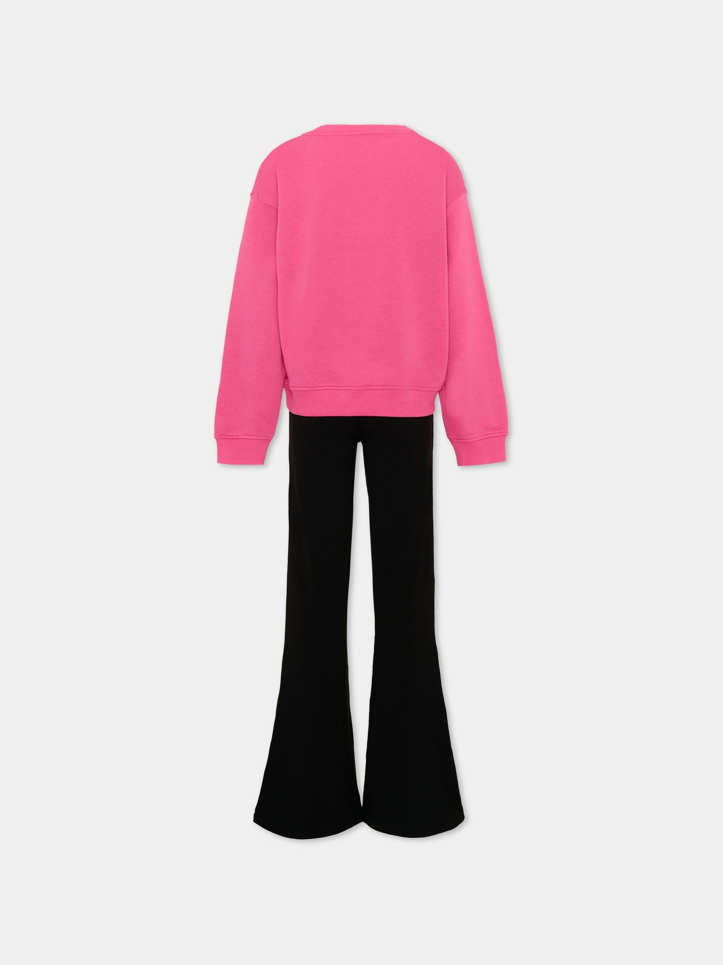 Completo sportivo fucsia per bambina con logo,Richmond,RGP26014CF FUCHSIA PURPLE