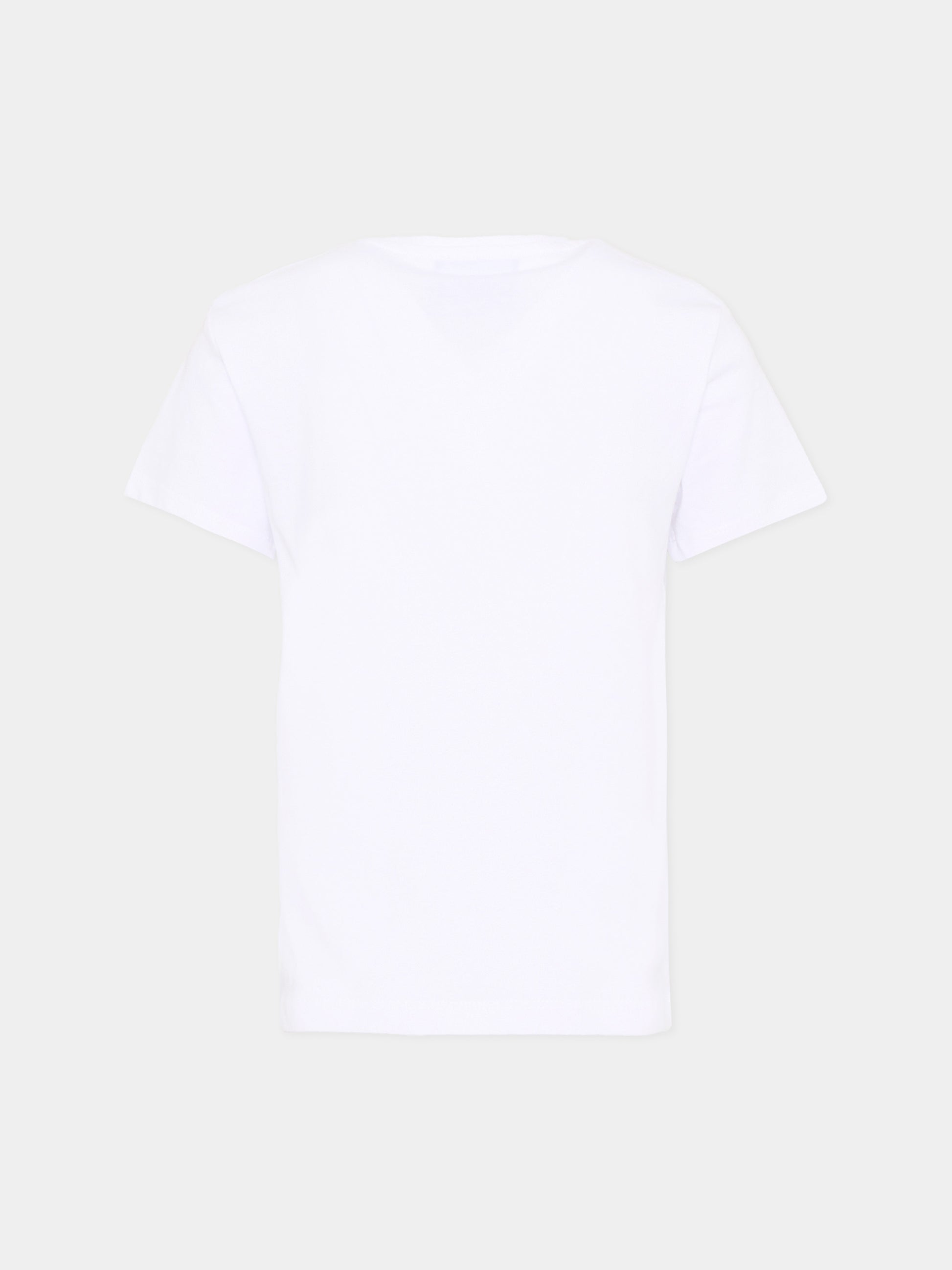 T-Shirt bianca per bambina con logo,Richmond,RGP26017TS WHITE