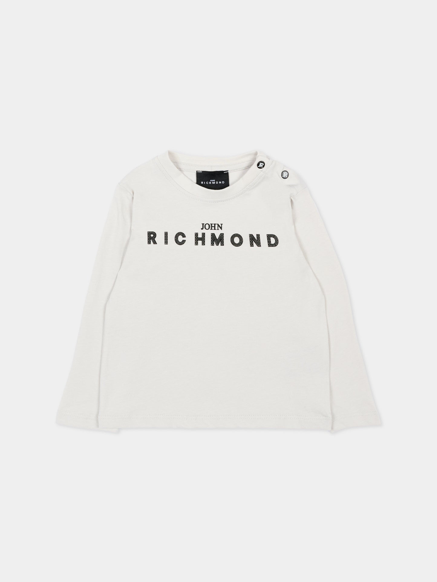 T-Shirt grigia per neonato con logo,Richmond,RIP26009TS BLUE VAPOR