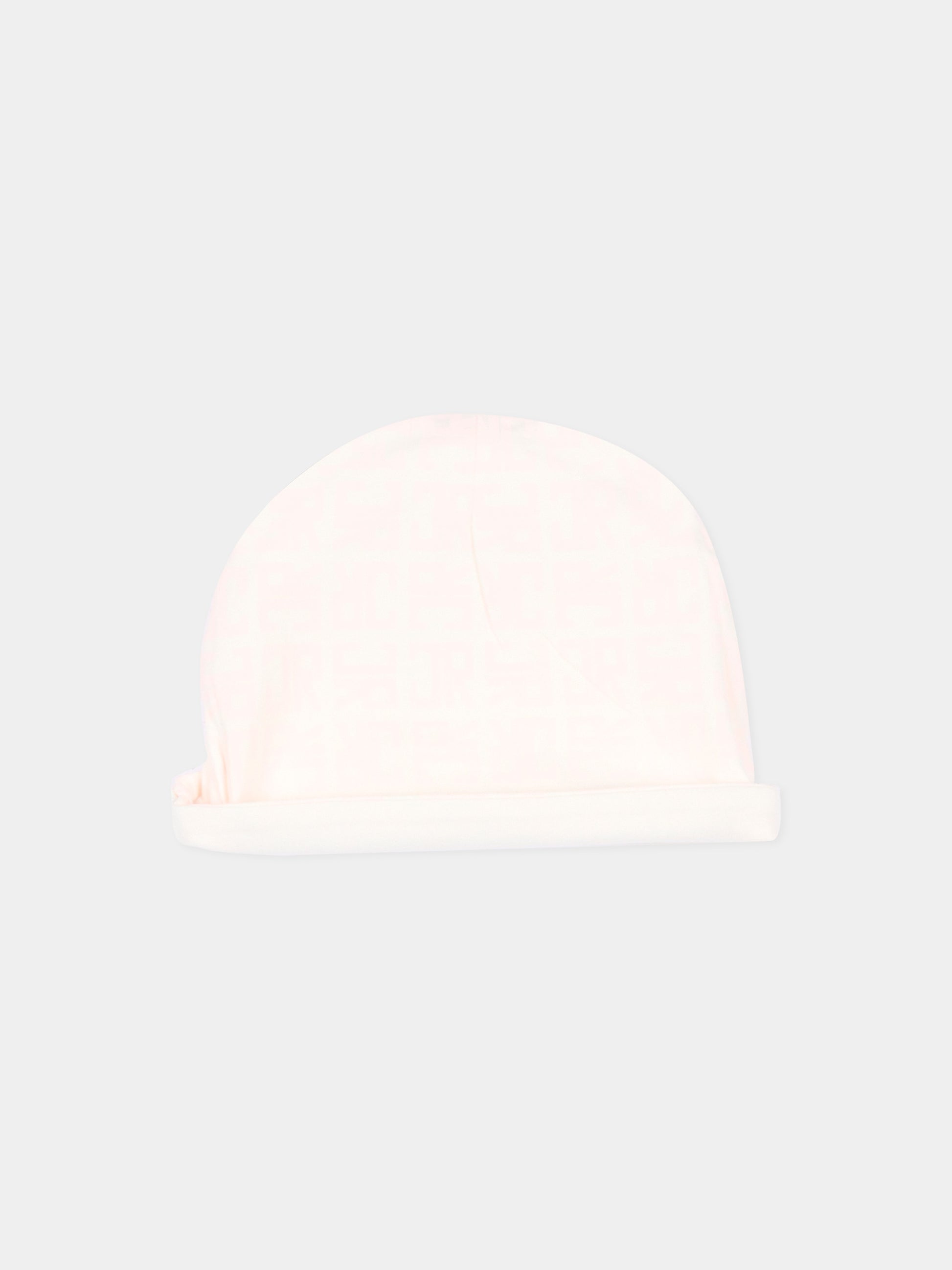 Set tutina rosa per neonata con logo,Richmond,RLP26001TU PINK