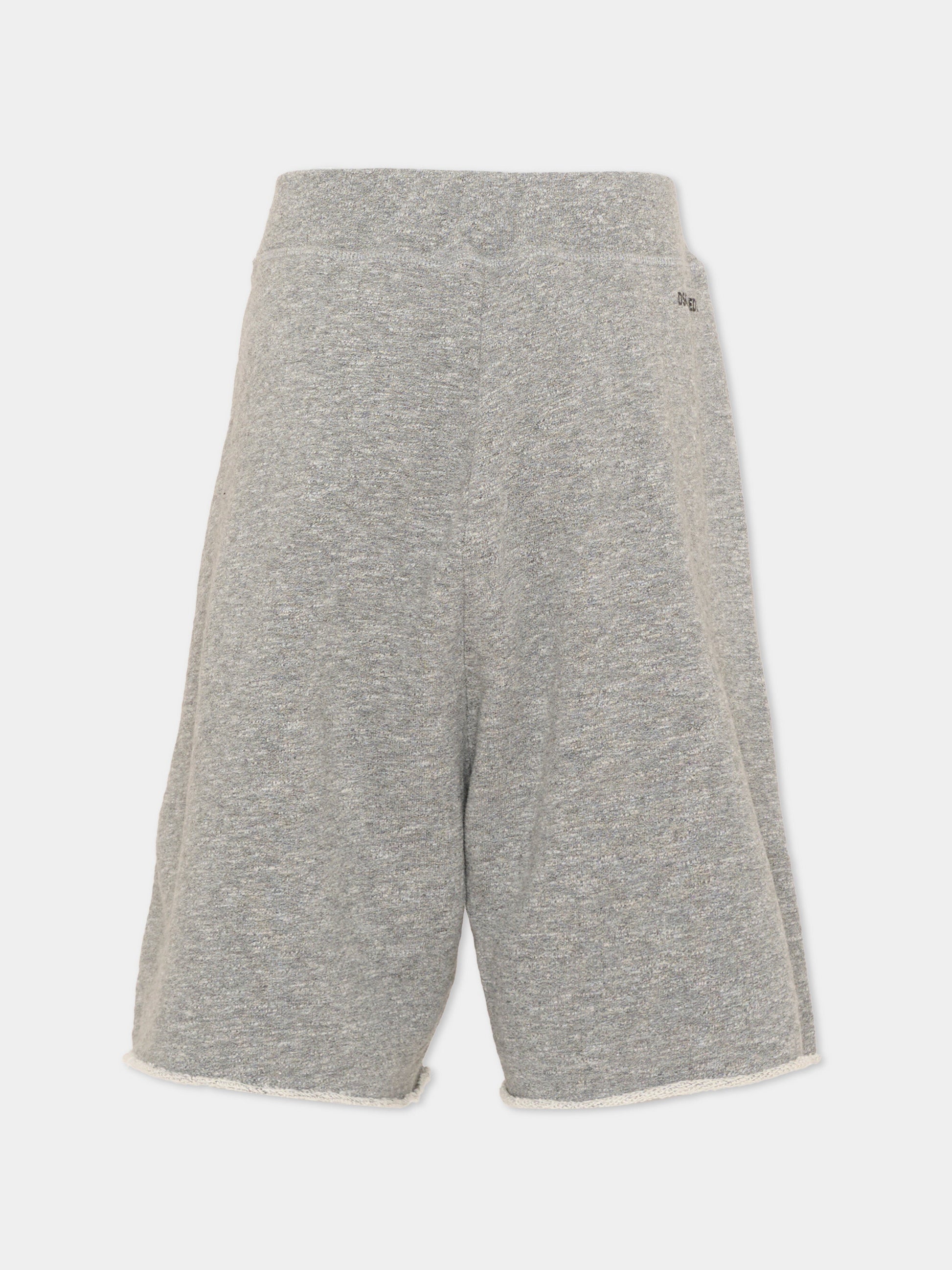 Shorts grigi per bambino con logo,Dsquared2,DQ3390 D0AHK DQ902