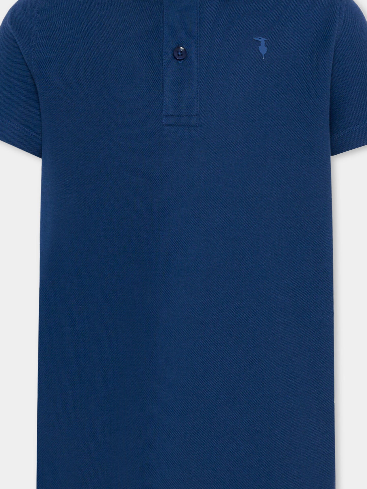 Vestito blu per bambina con levriero,Trussardi Junior,TGP26006VE BLUE ESTATE