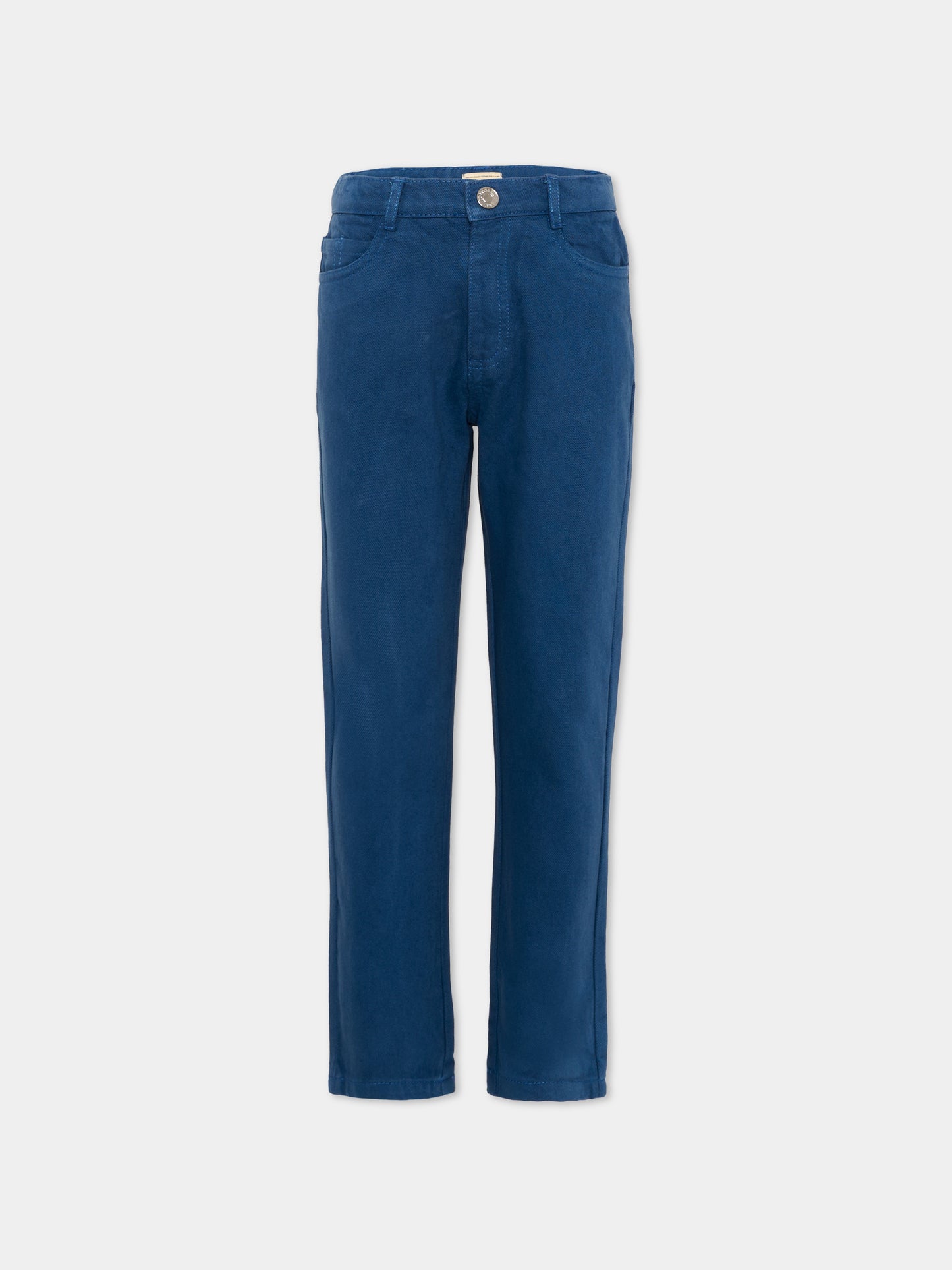 Pantaloni blu per bambino,Trussardi Junior,TIP26006PA BLUE ESTATE