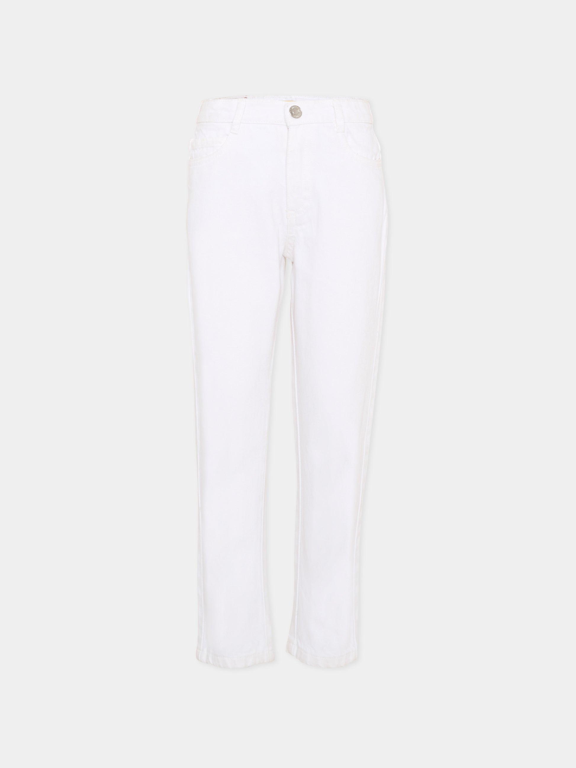 Pantaloni bianchi per bambino,Trussardi Junior,TIP26006PA WHITE OPTICAL