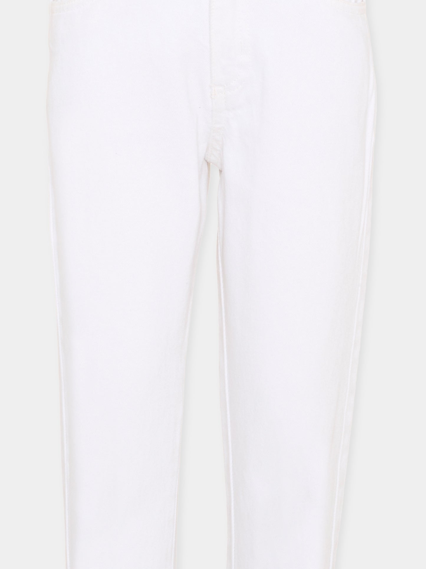 Pantaloni bianchi per bambino,Trussardi Junior,TIP26006PA WHITE OPTICAL