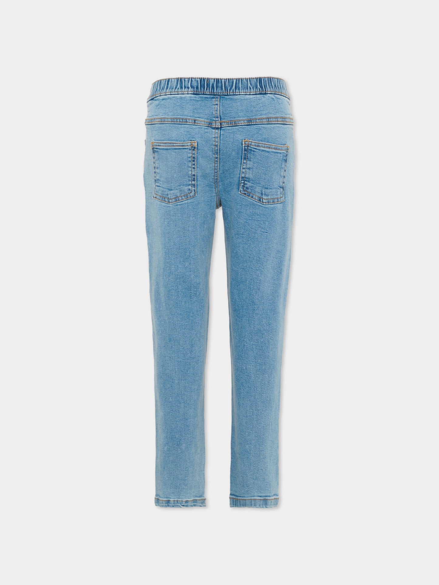 Jeans denim per bambina,Trussardi Junior,TIP26015JE DENIM BLUE MEDIUM