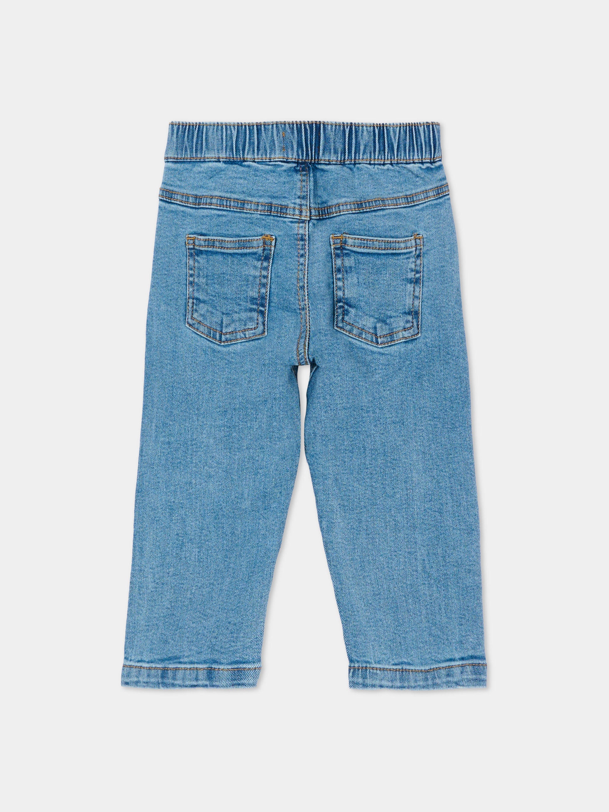 Jeans denim per neonata,Trussardi Junior,TIP26015JE DENIM BLUE MEDIUM