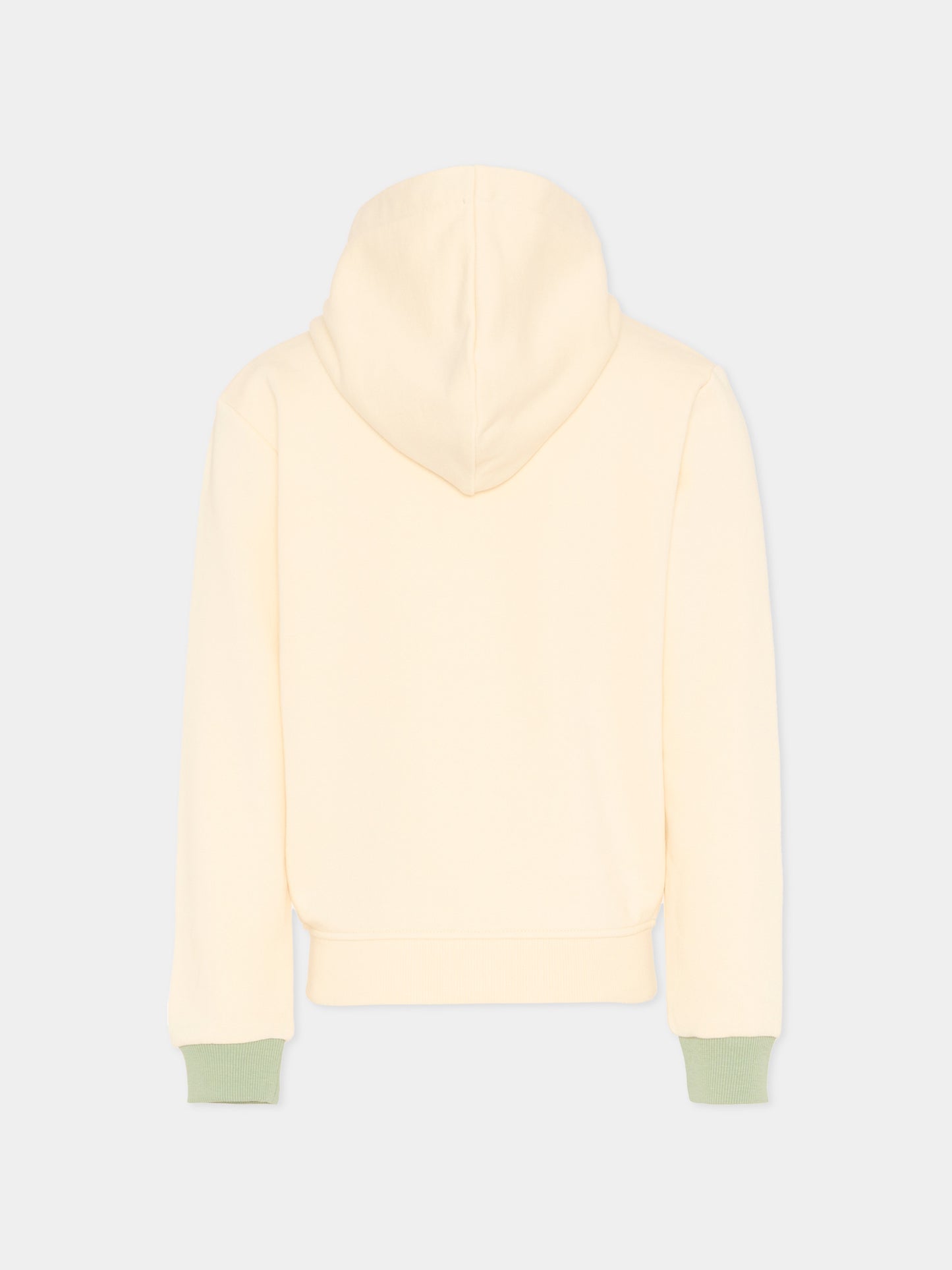 Felpa beige per bambino con levriero,Trussardi Junior,TIP26065FE BEIGE NEW ECRU