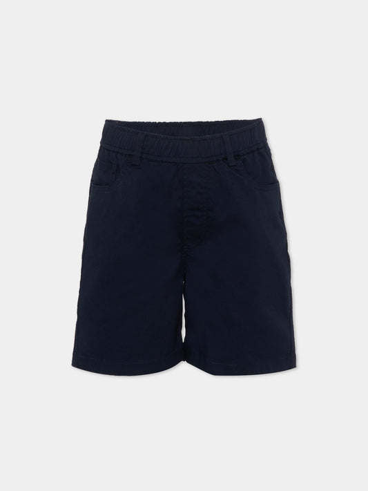 Shorts blu per bambino,Trussardi Junior,TIP26074BE BLUE ESTATE